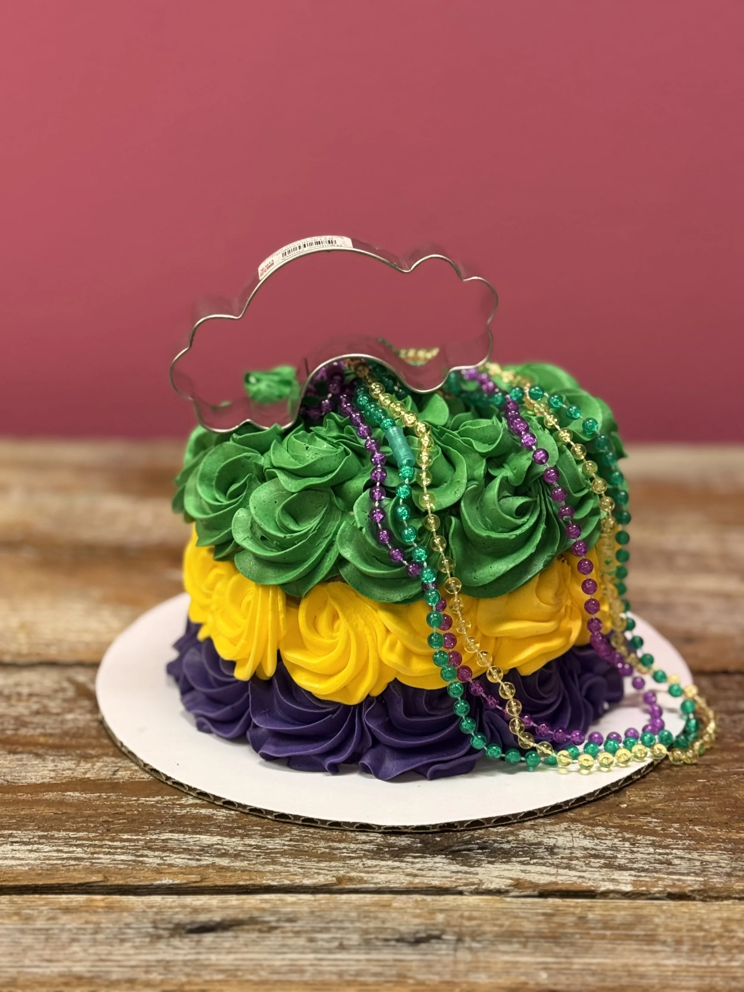 🎭✨ Mardi Gras Cake Class is here! ✨ March 10 @ 6:15 p.m.