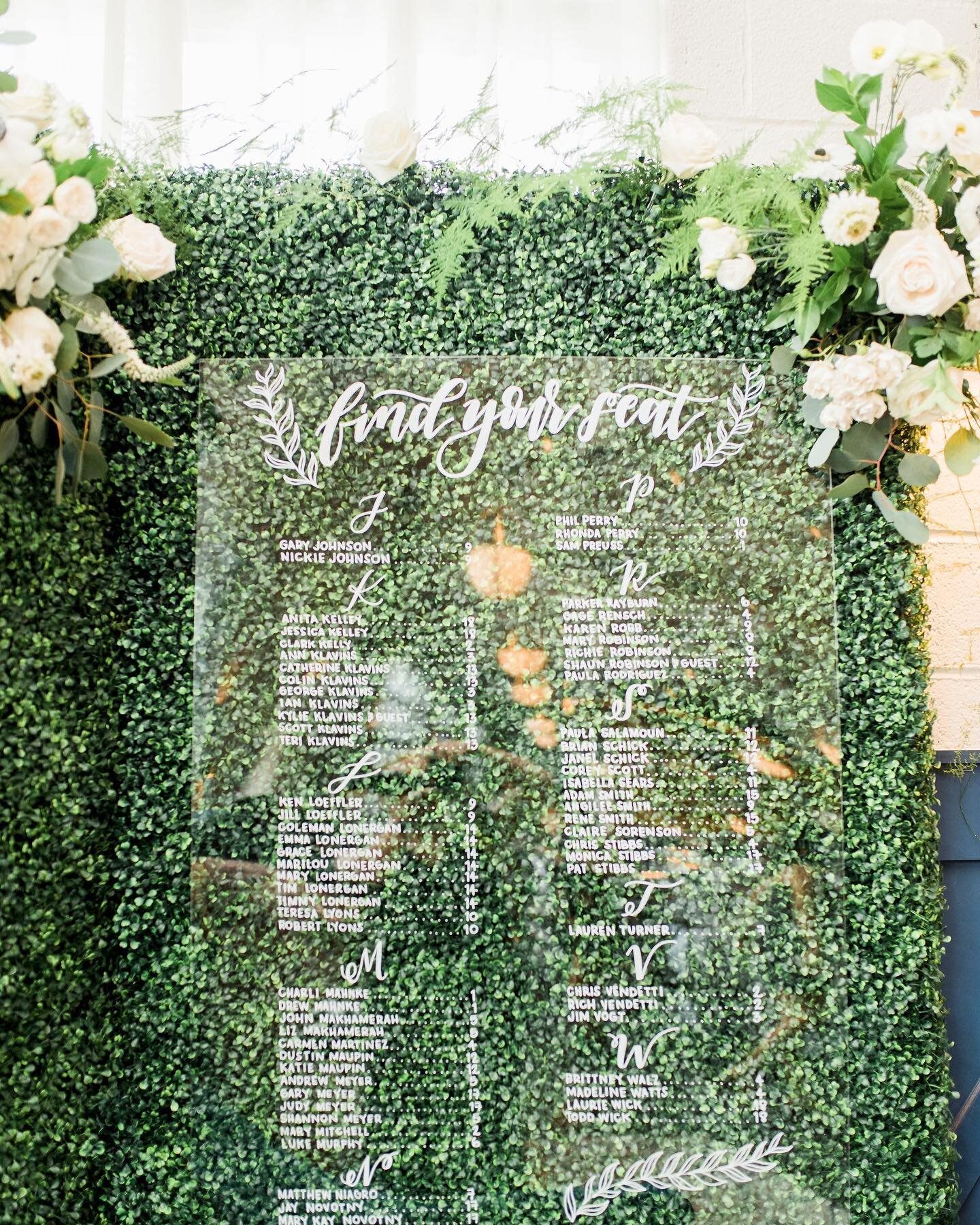 Two posts in one day? Yes! On to the reception for Julianna &amp; Alex @cherryhallkc Fun boxwood wall made by bride &amp; groom and tables full of classic white blooms and lots of candlelight. 📷 @catherinerphoto