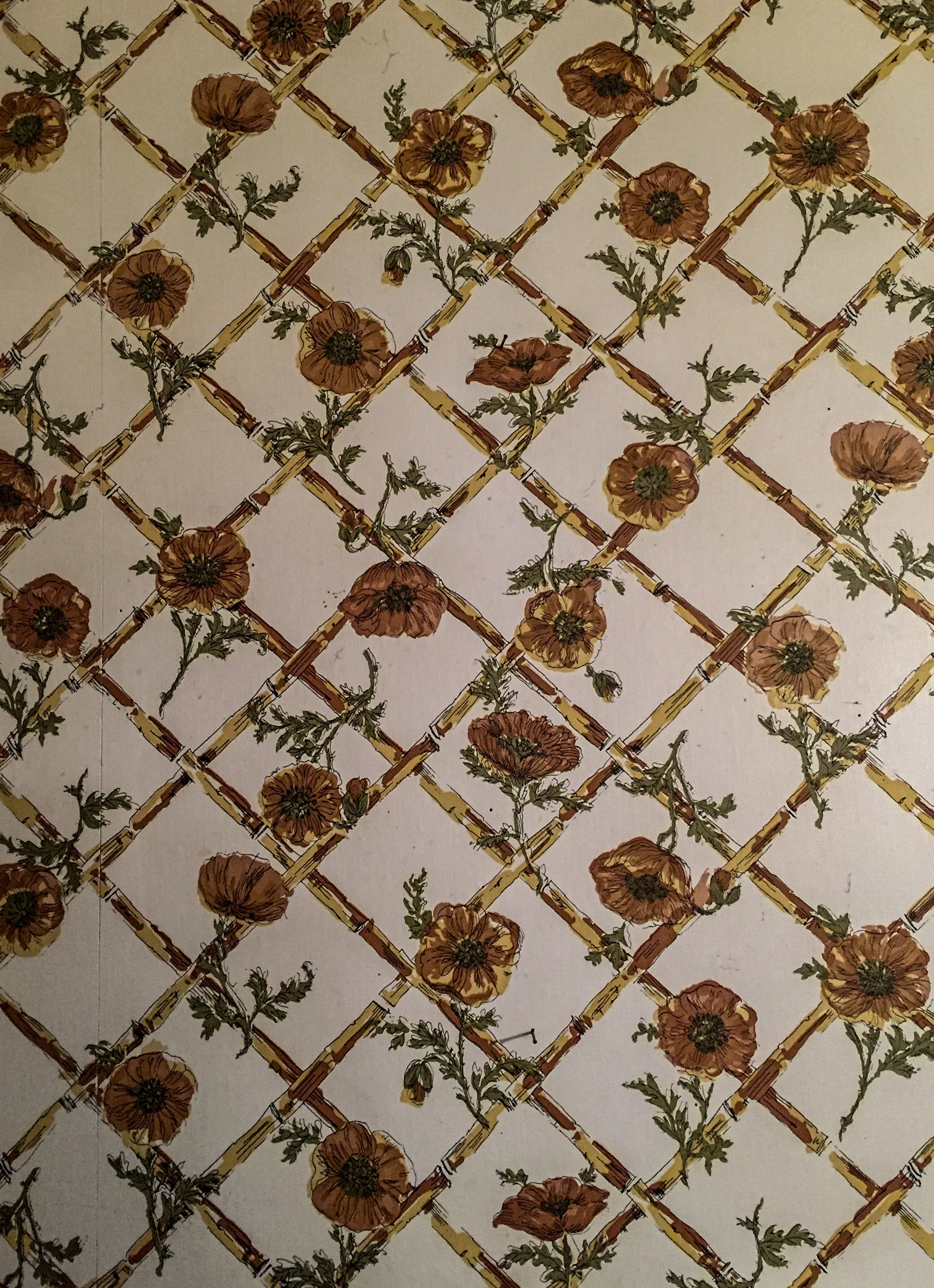 The wallpaper in “Mimi’s” kitchen.