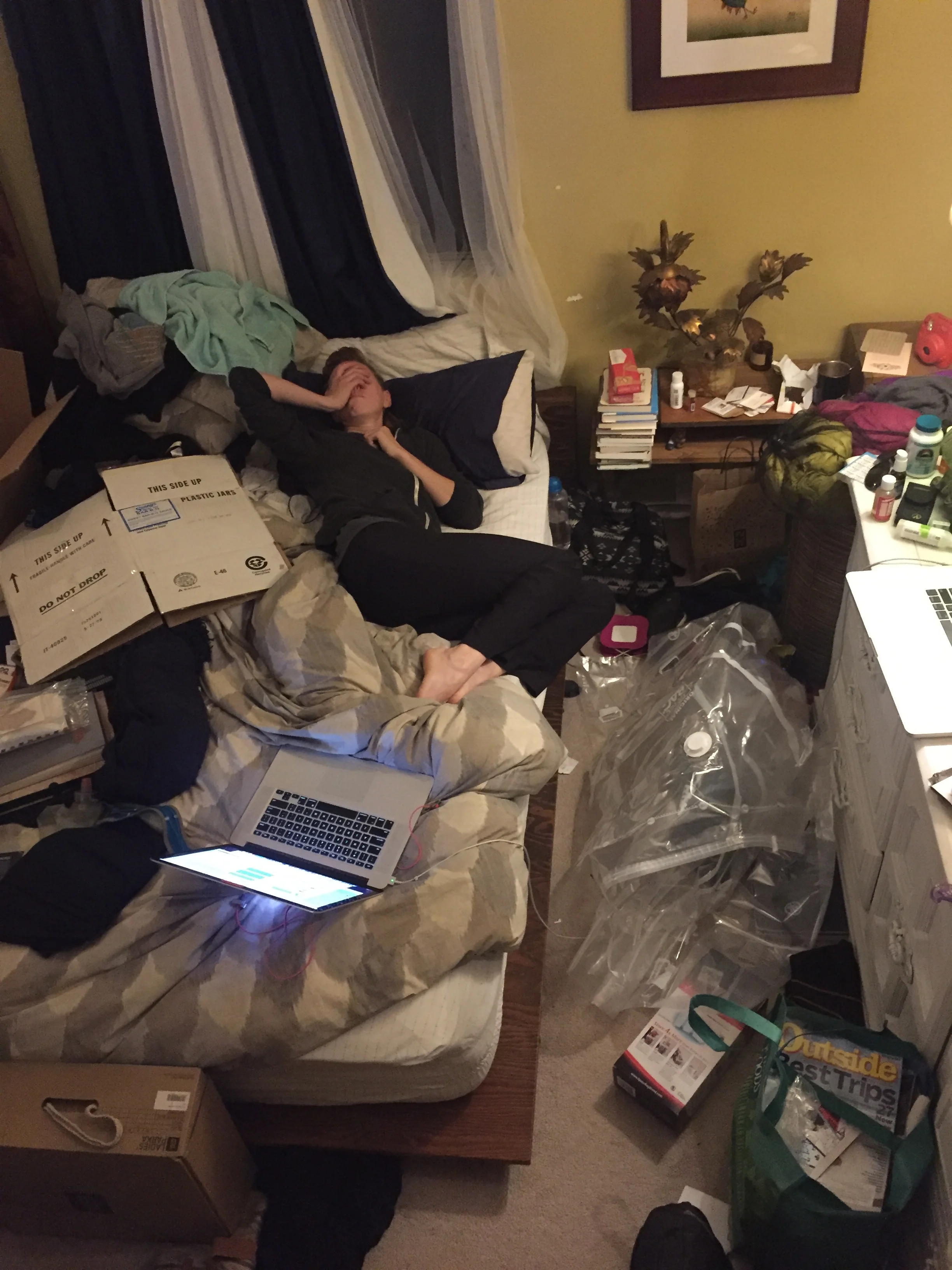 Packing hell.