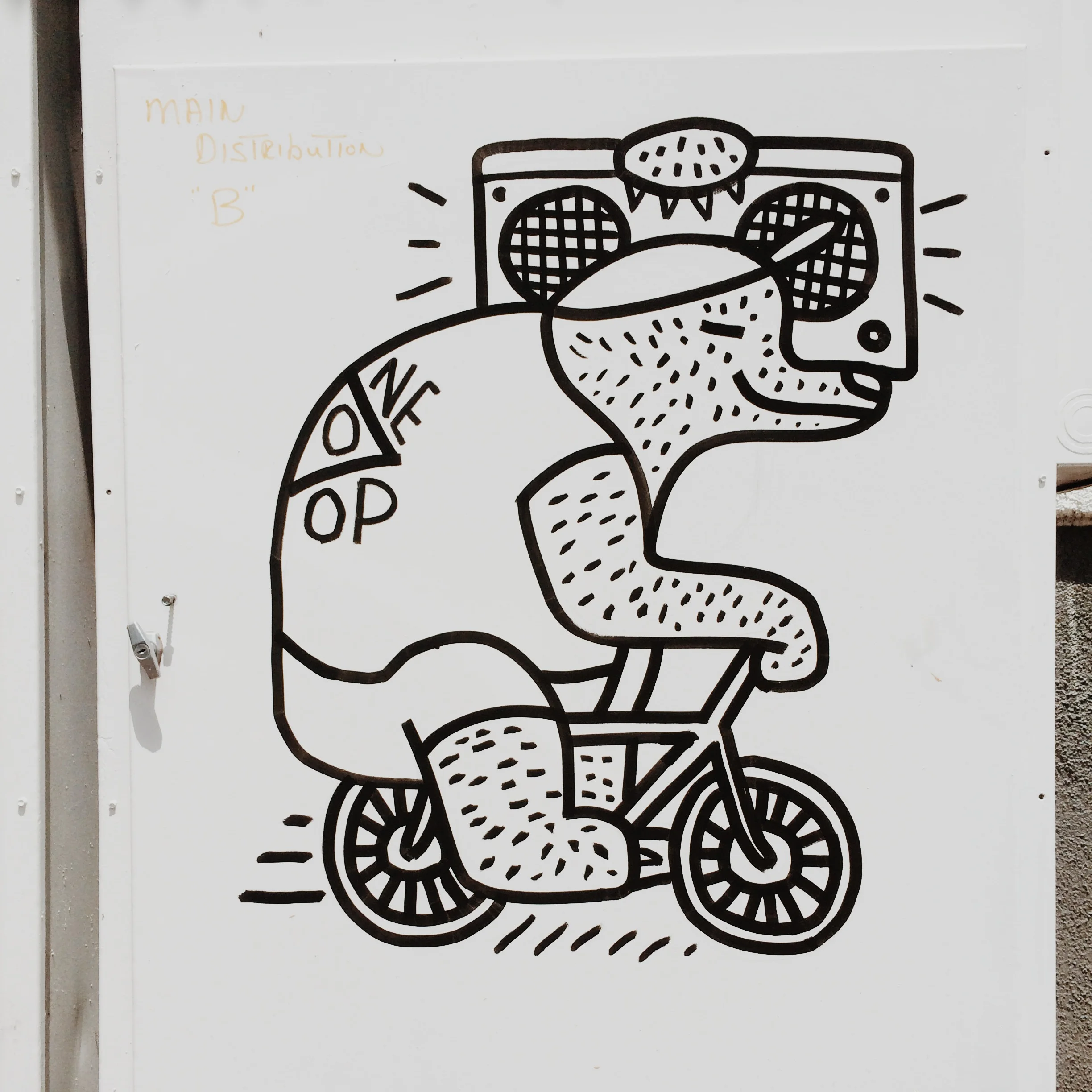 Bear Bikes with Boombox by Kyle Steed