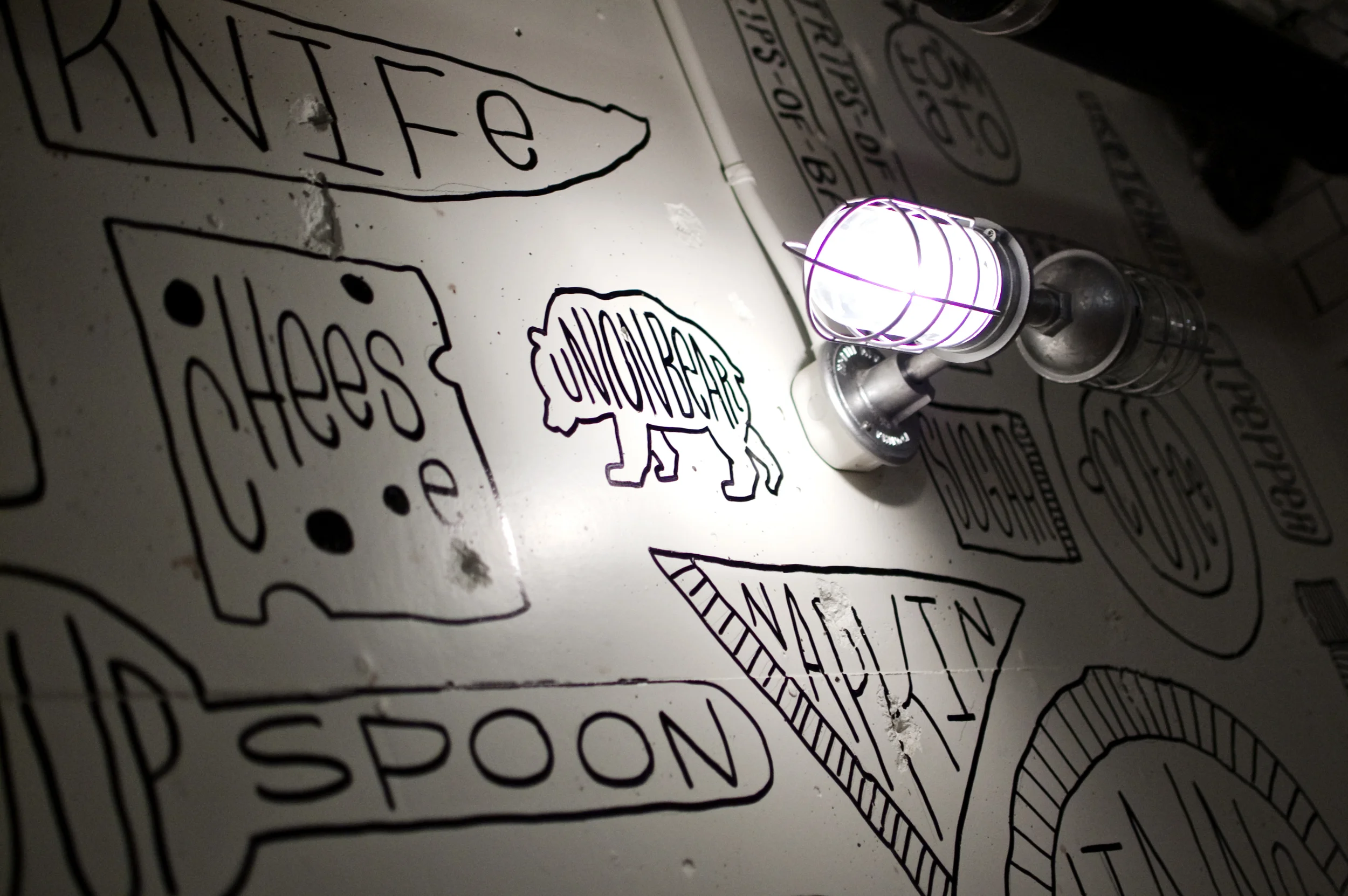 Union Bear Mural Detail by Kyle Steed