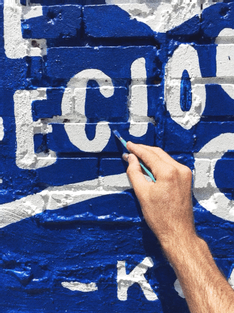 Kit and Ace Mural Details by Kyle Steed