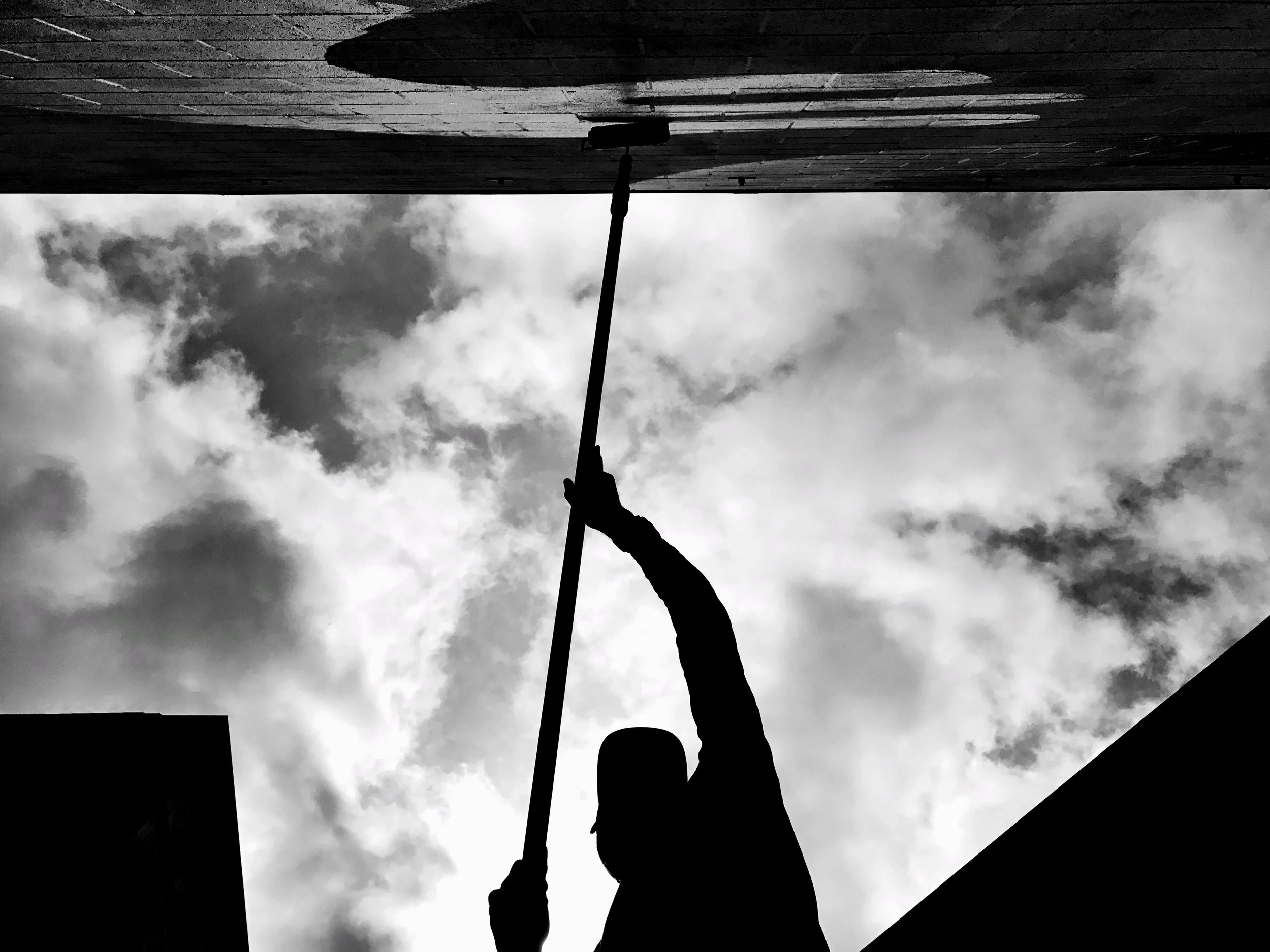 Painting the Wall Detail by Kyle Steed