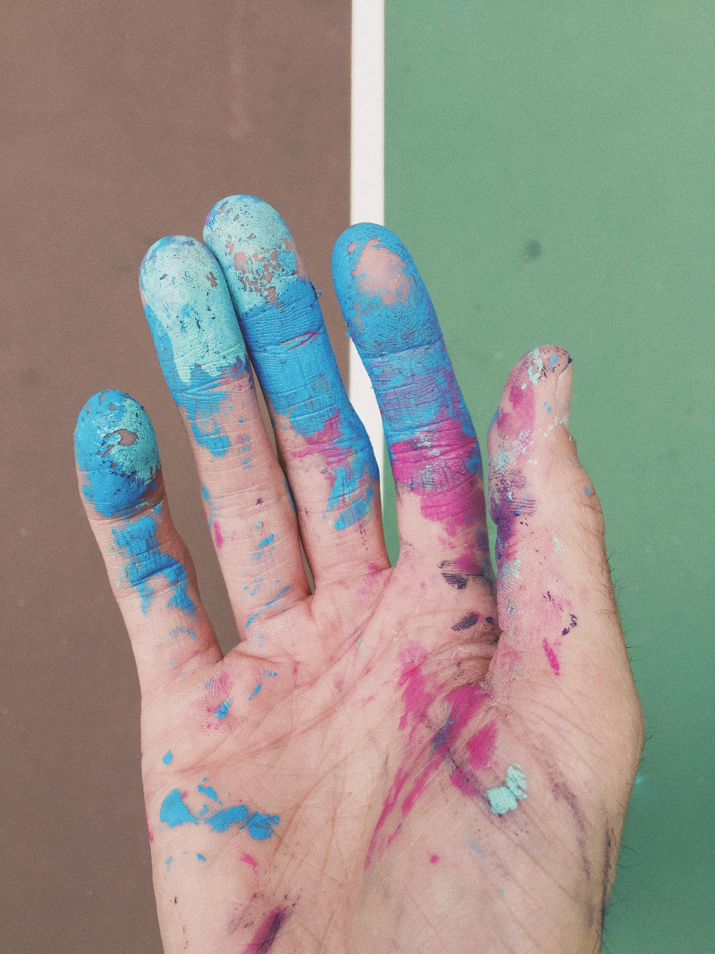 Painted Hand by Kyle Steed