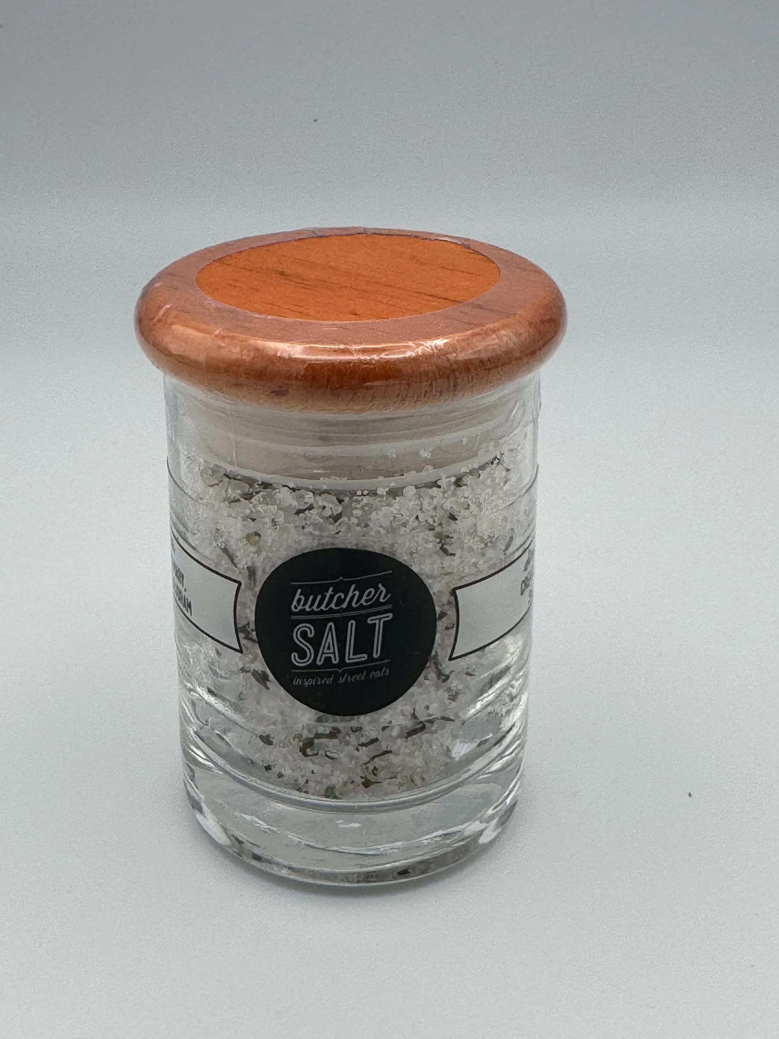 Flake Butcher Salt Jar