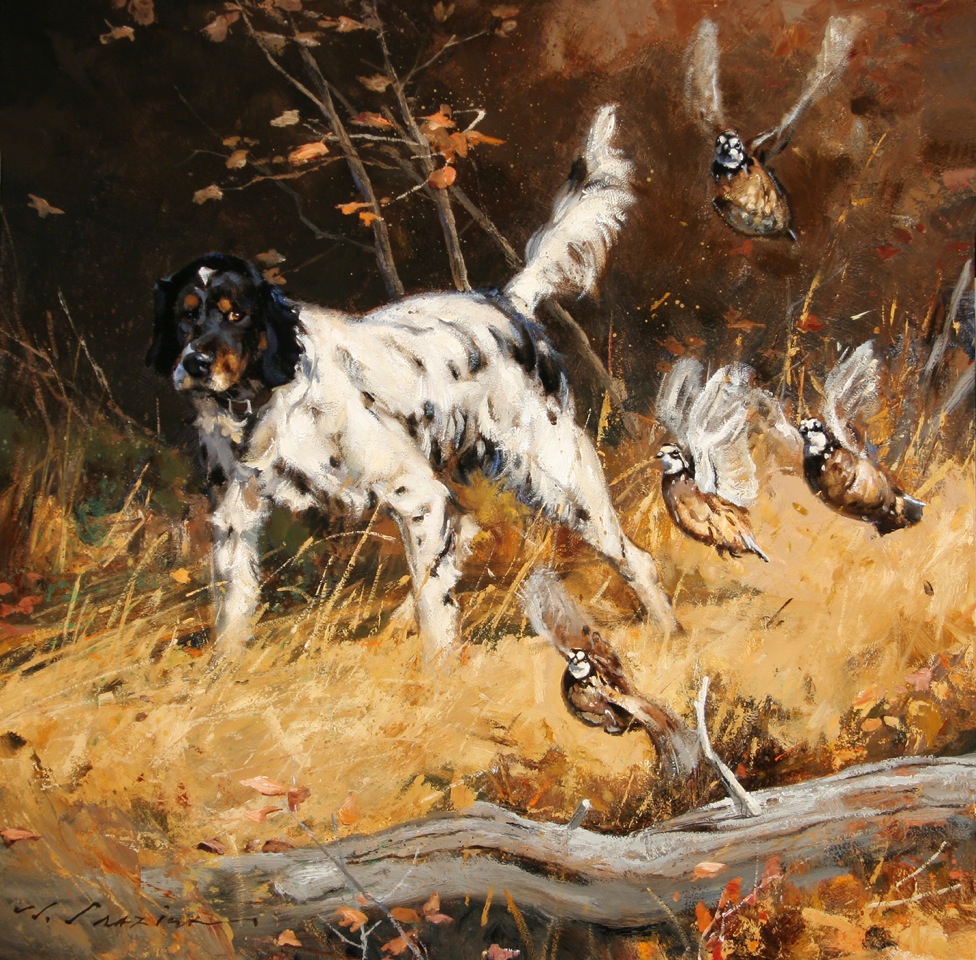 “In the Thick of It” 24 x 24 Oil