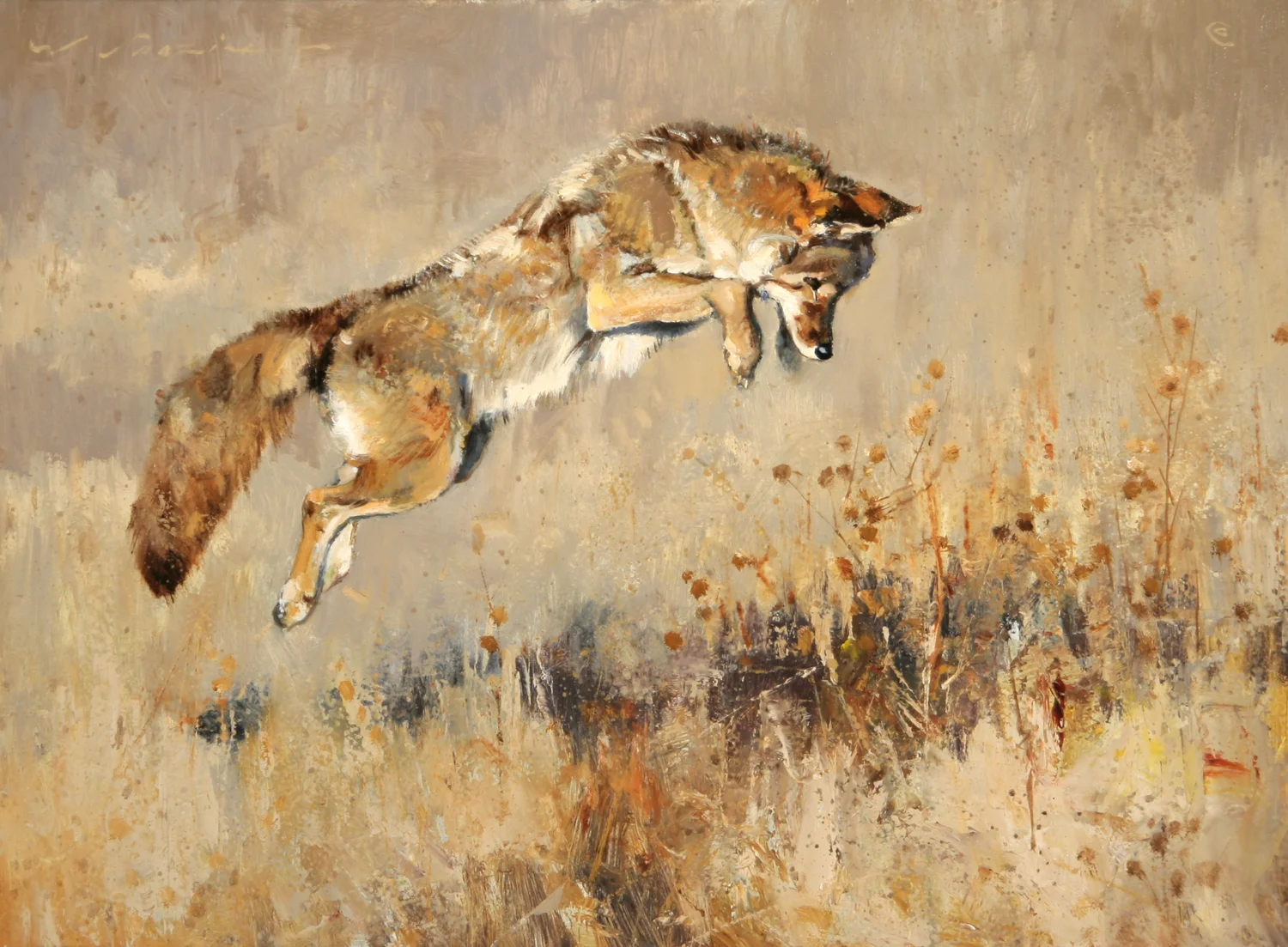 “Rustle of Mice” 12 x 16 Oil