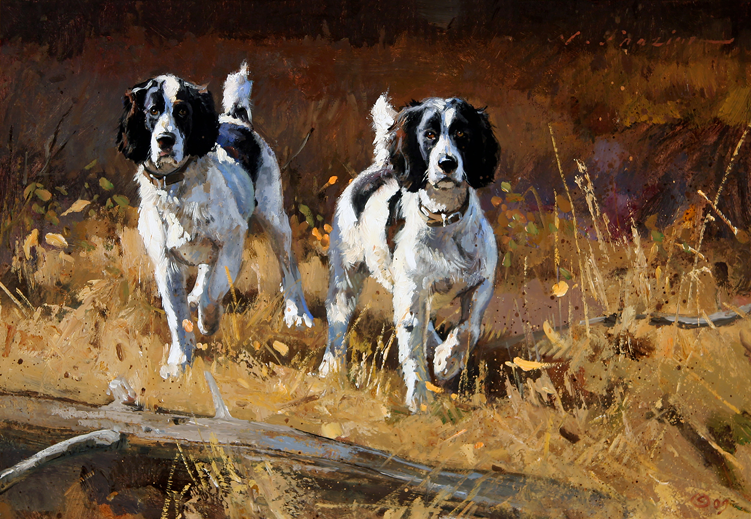 "Twin Springers" 11 x 16 Oil