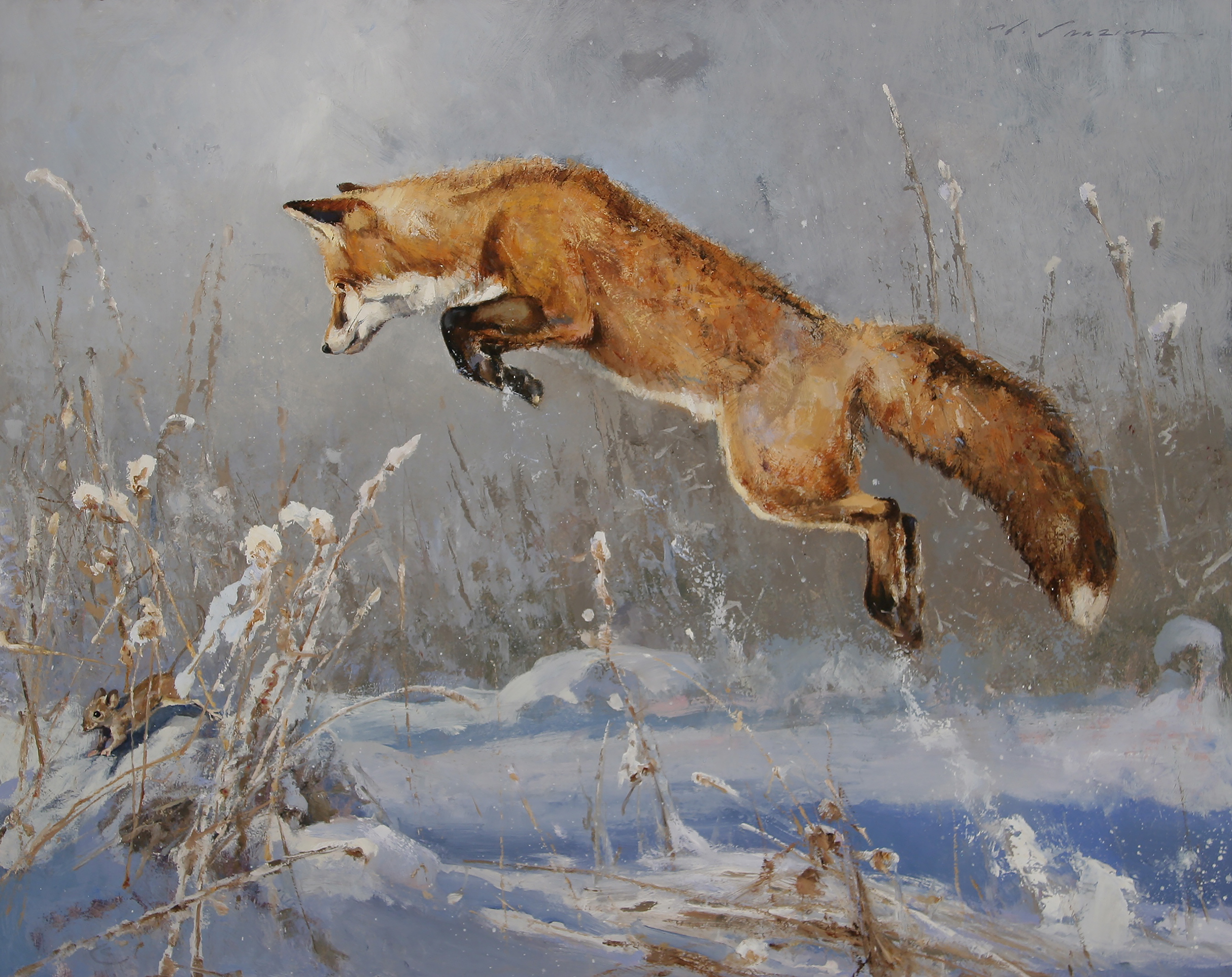 "A Hop, Skip and a Jump" 24 x 30 Oil