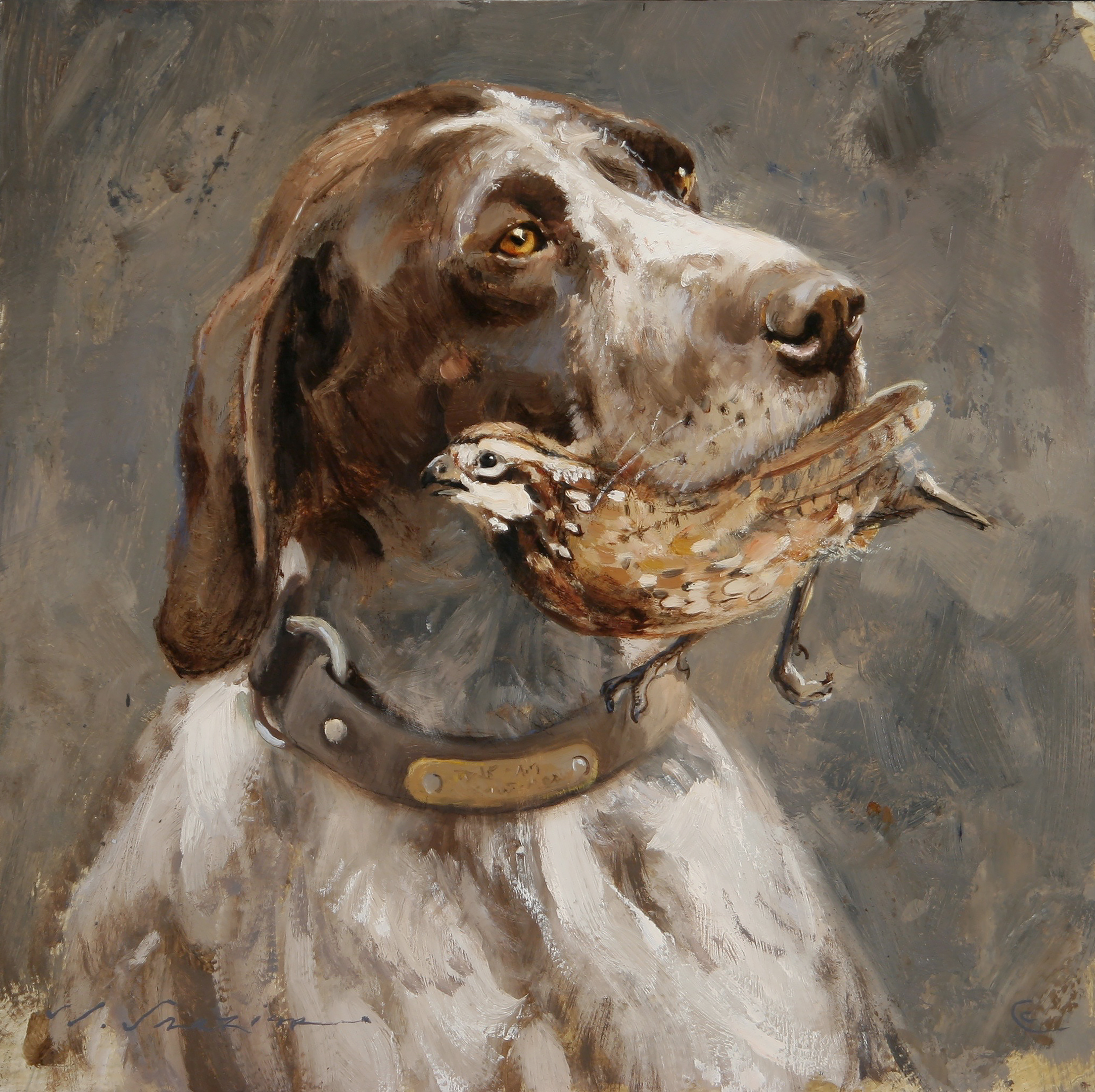 "The Old Gentleman" 12 x 12 Oil (Artist Collection)