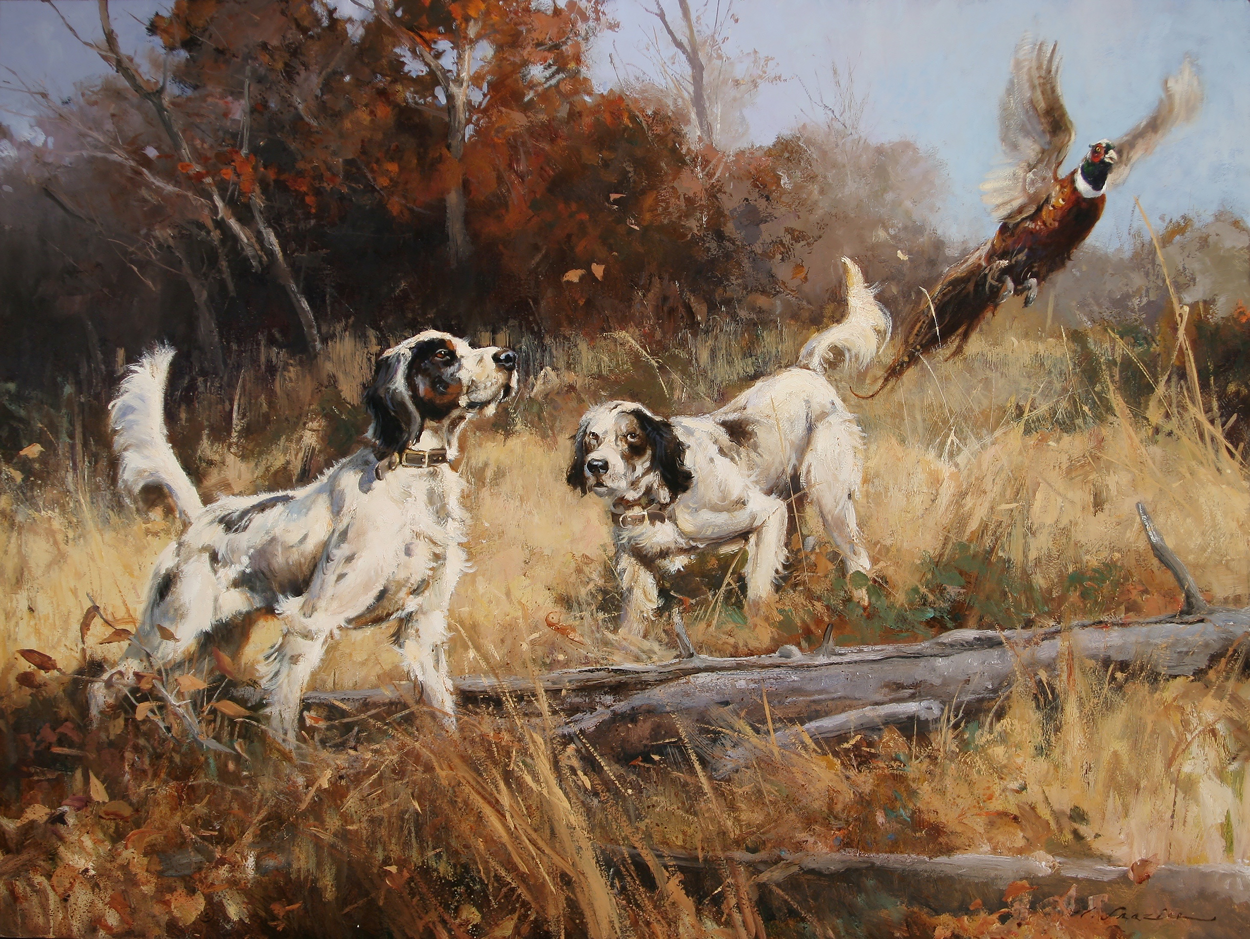 "Autumn Rush" 30 x 40 Oil