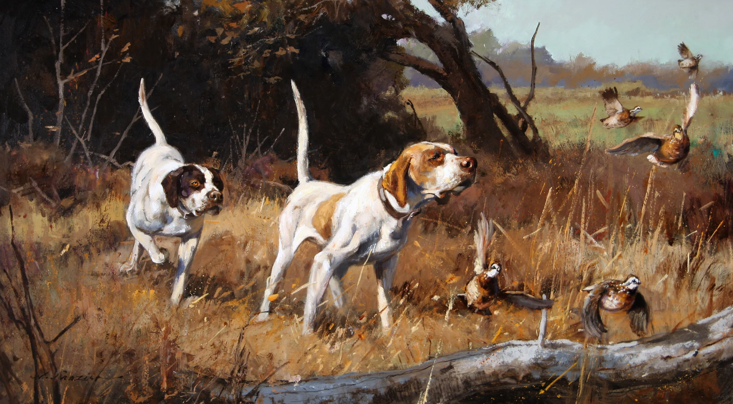 "Heartland Flush" 18 x 36 Oil