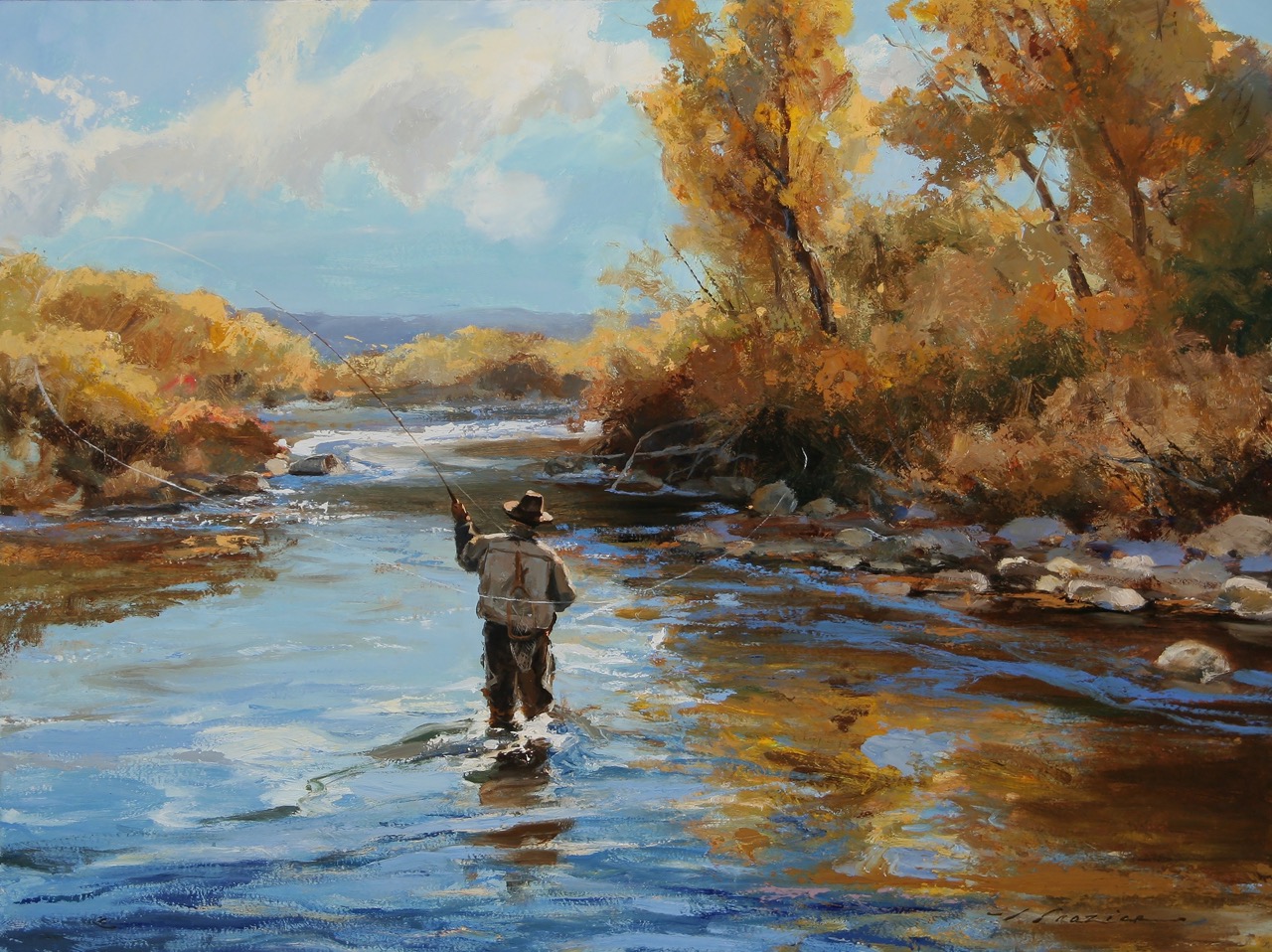 "Shadow Casting" 18 x 24 Oil