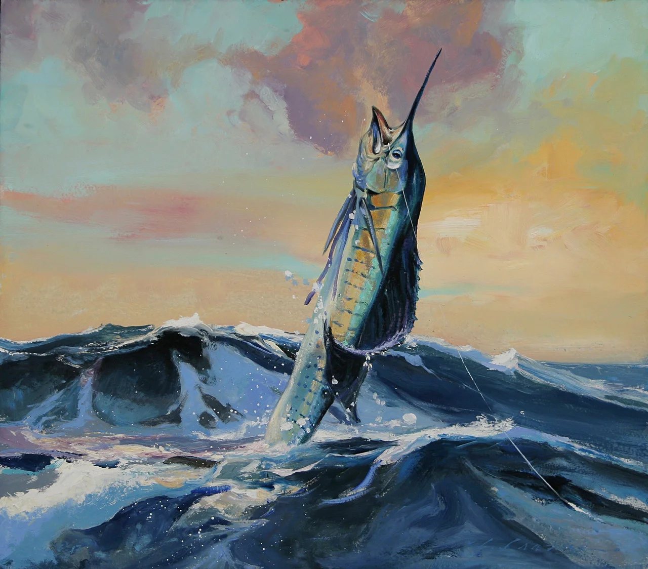 "Colors of Costa Rica" 14 x 16 Oil