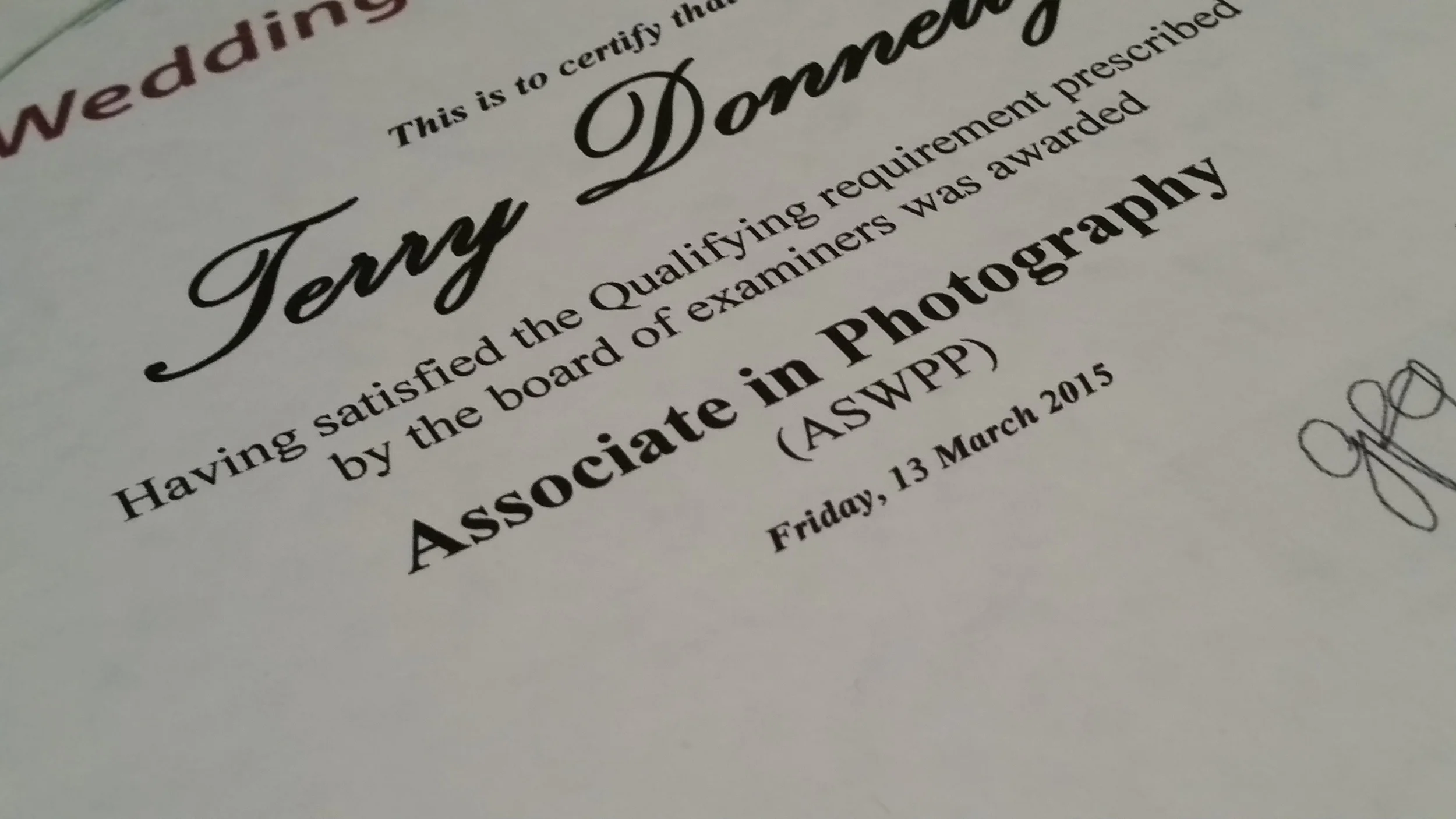 Associateship Distinction Award - ASWPP 