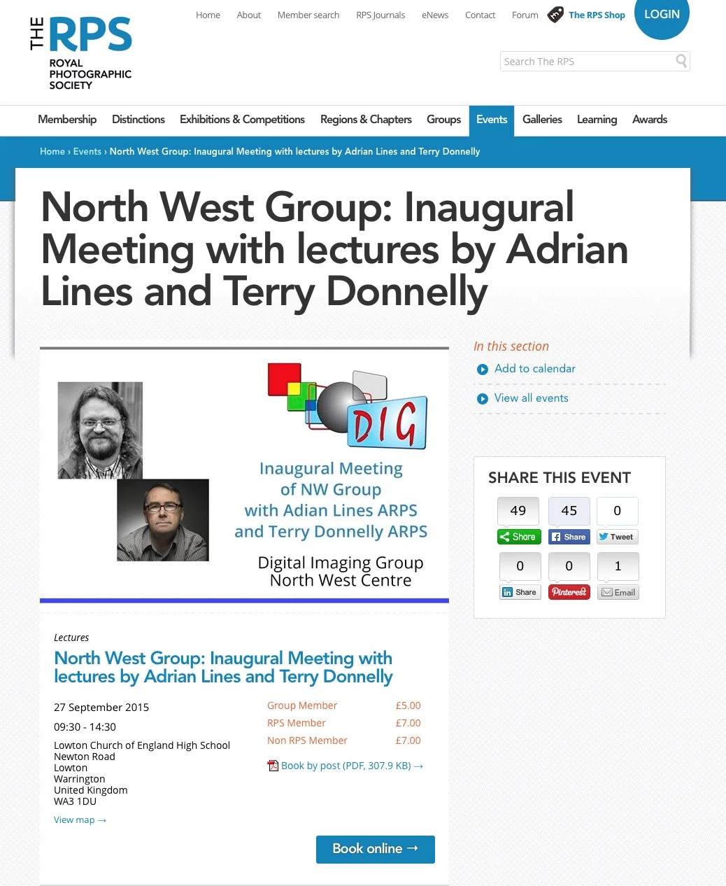 The RPS Digital Imaging group NW Region