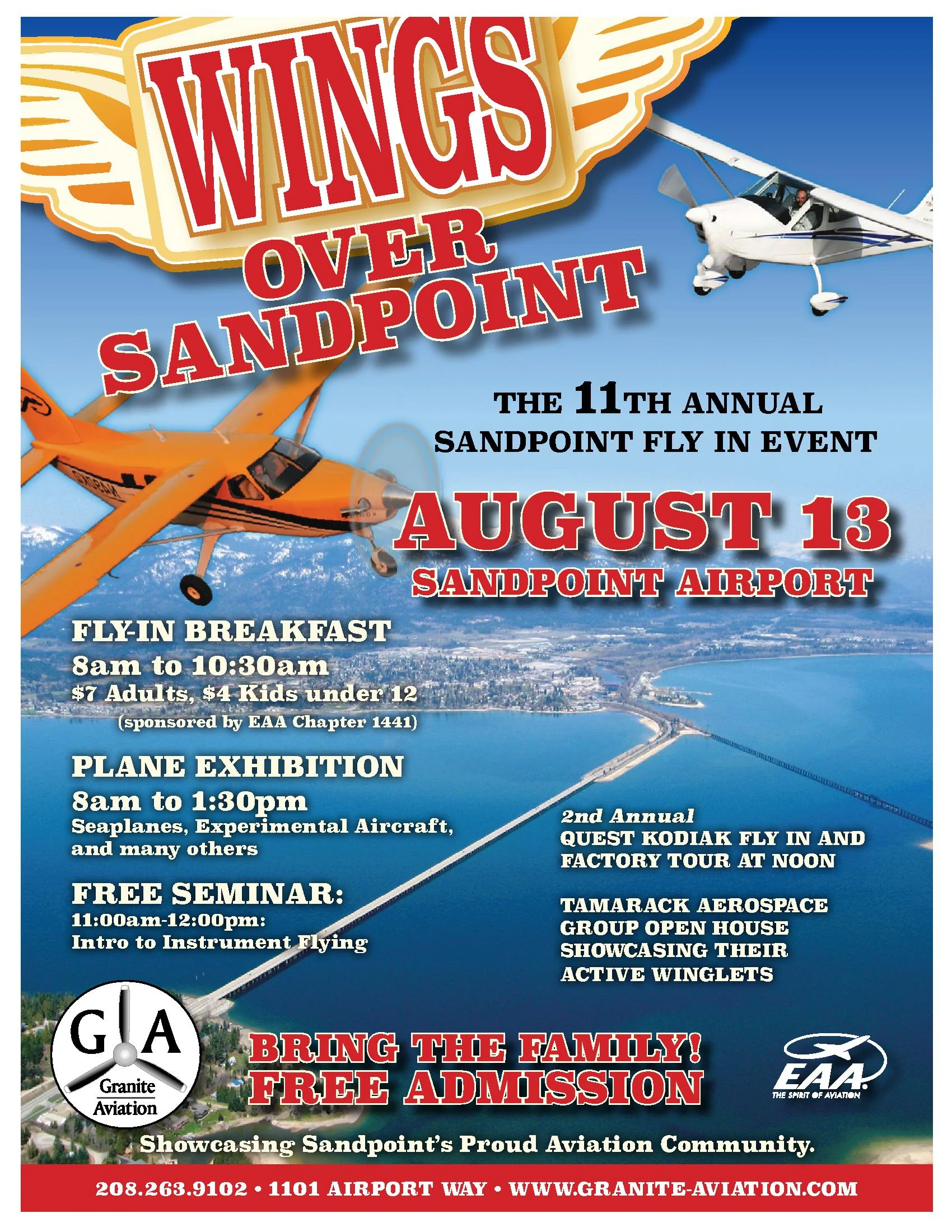 The 11th Annual Sandpoint Fly In!