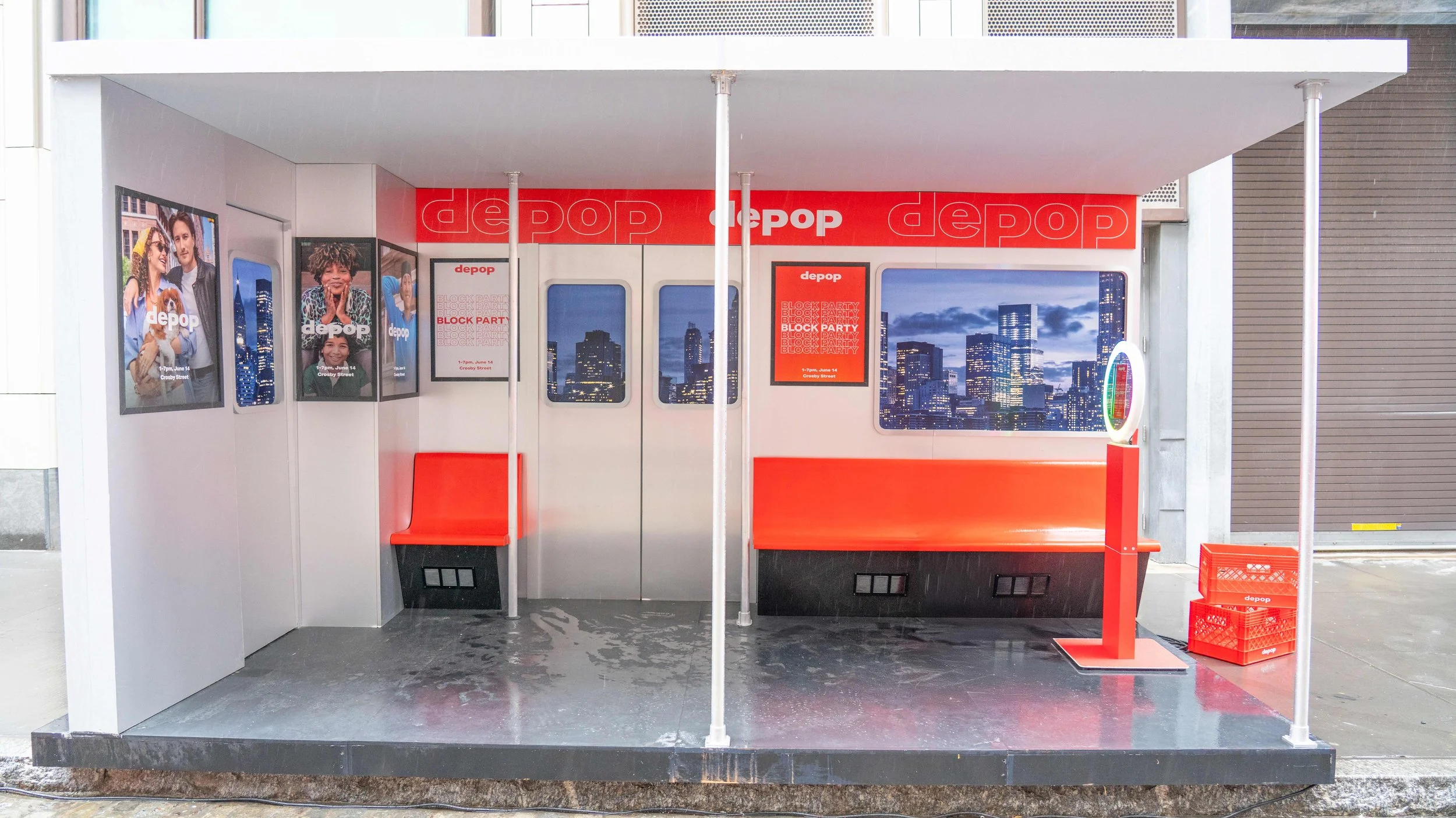   Client: Deepop  Graphic design for Soho, NYC pop-up experience. 