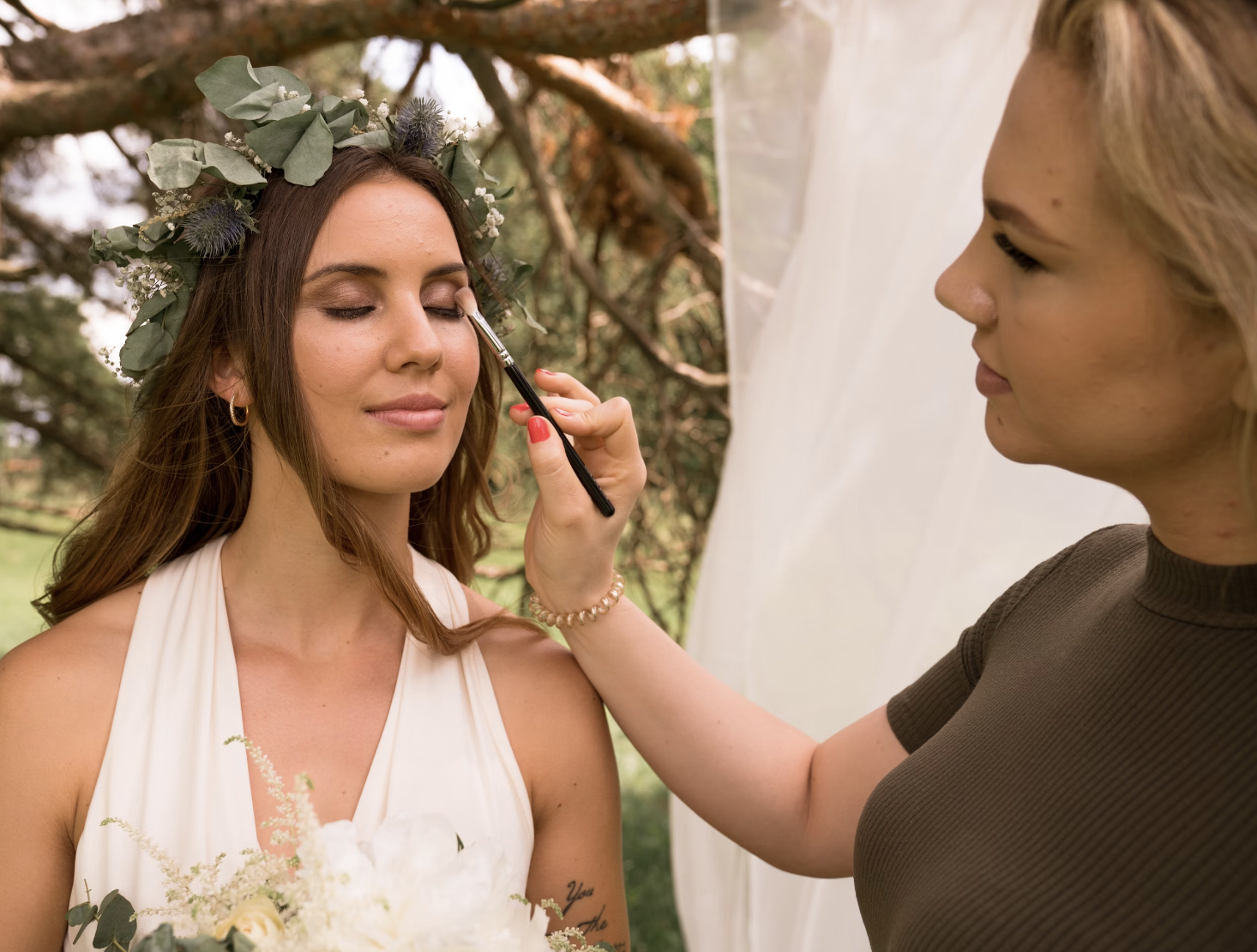 Bridal Hair & Makeup Trends — Lashes and Lace