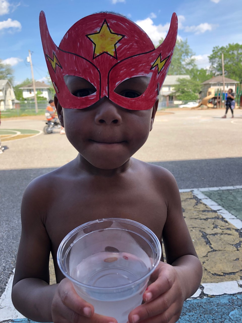 This young man created his very own superhero mask at one of four pre-VBS carnivals held at local elementary schools in Akron. Superhero City: Unleashing Your Amazing! taught children about their unique design as God’s workmanship, and the ways He works in each of us to spread His love and hope!