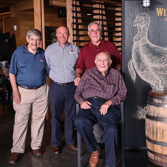 Check out the bourbon knowledge in this photo! #wildtukey #fourrosesbourbon