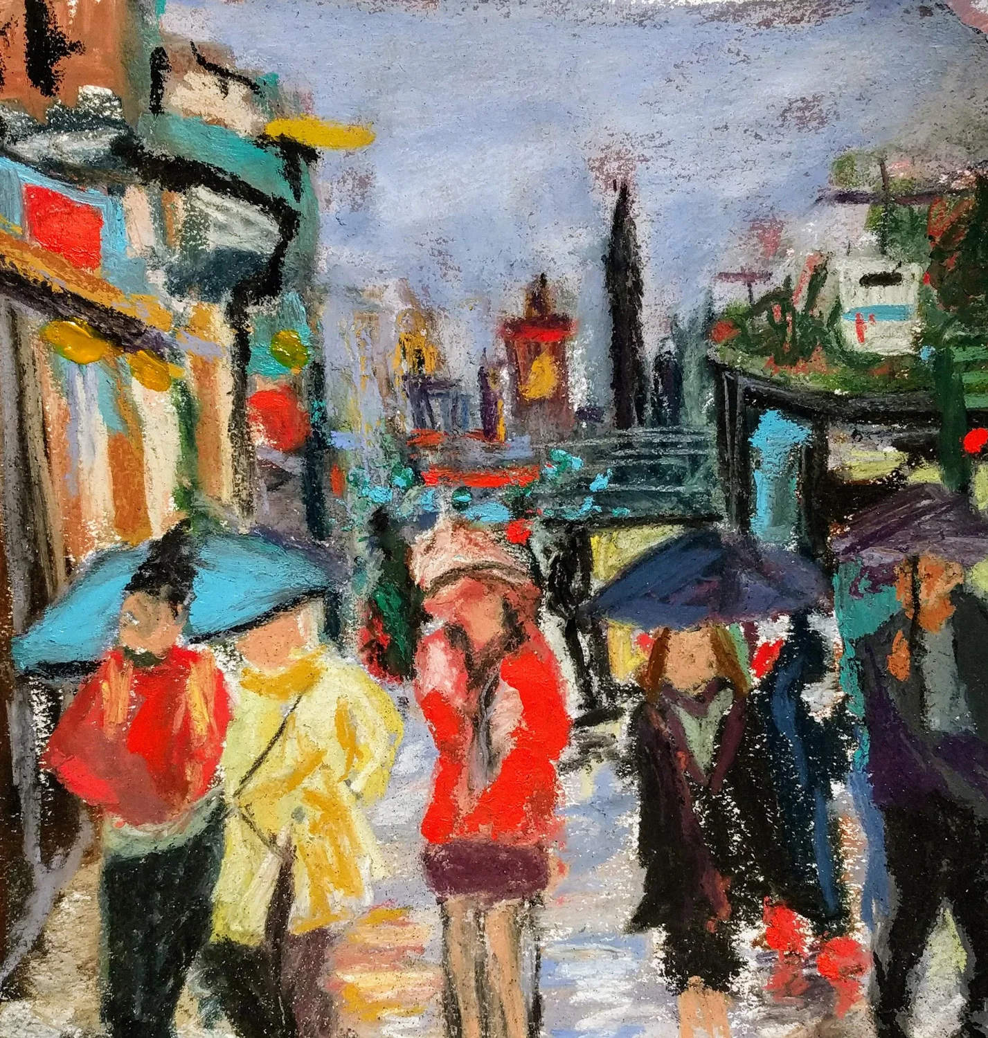 Mixed Media, Soft Pastel, Acrylic on archival paper • 12” x 12”