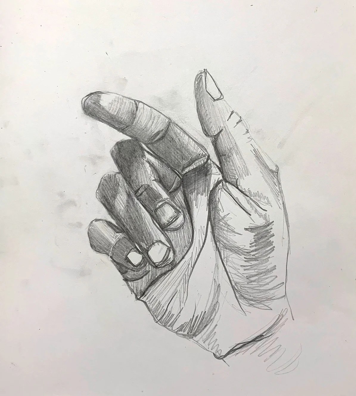 HAND, 2017 . Pencil.