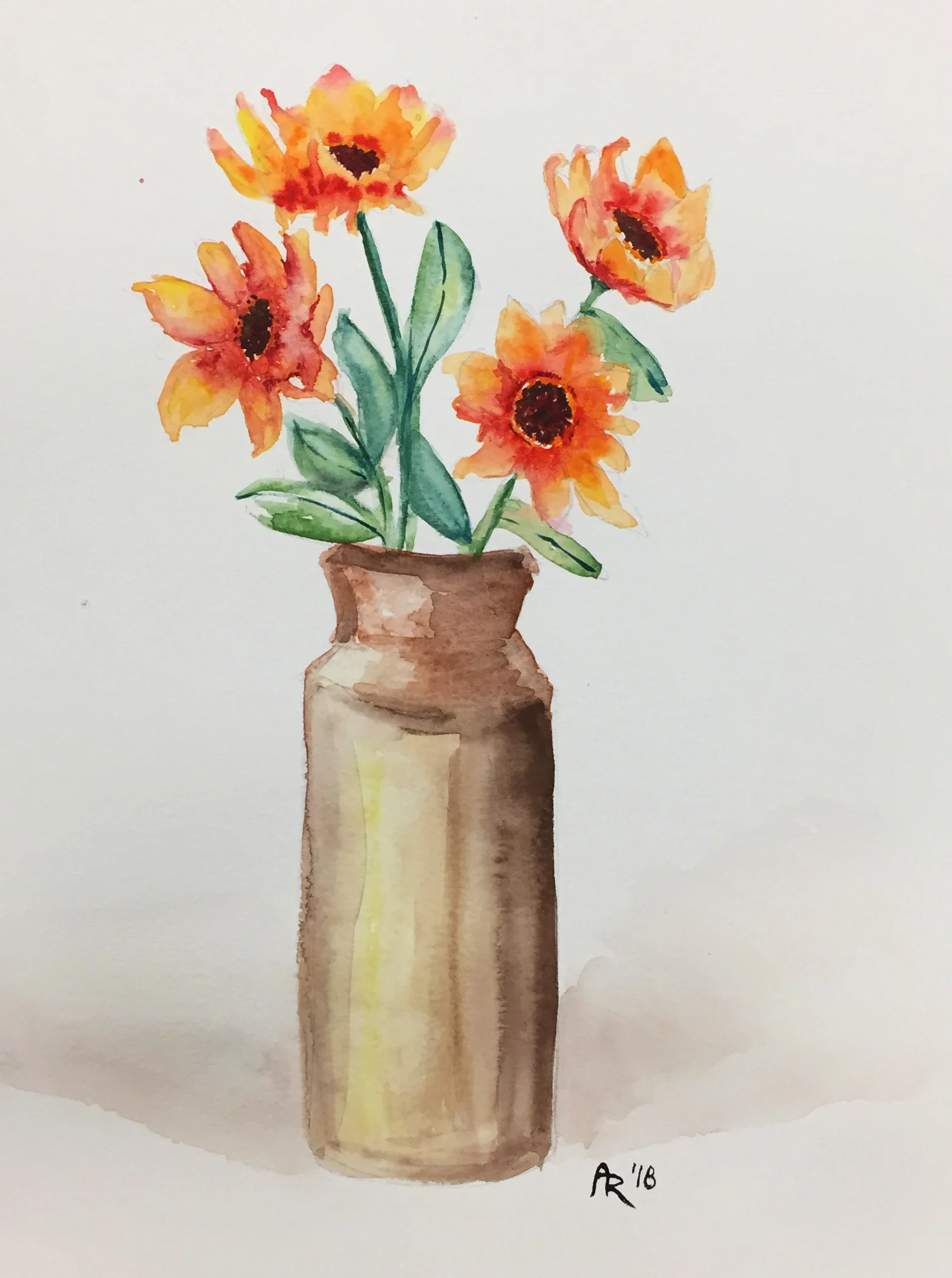 STILL LIFE , 2018. Watercolor.