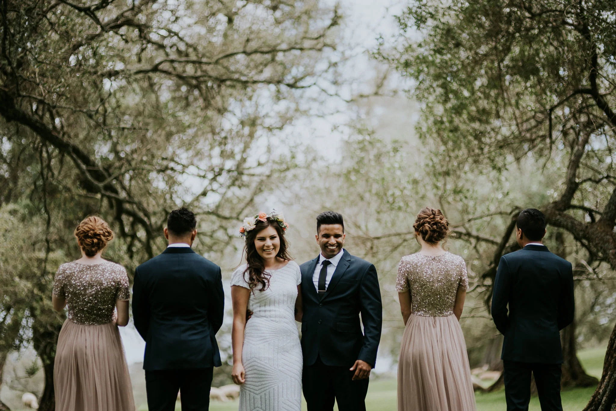 Auckland Bridal Party Cornwall Park