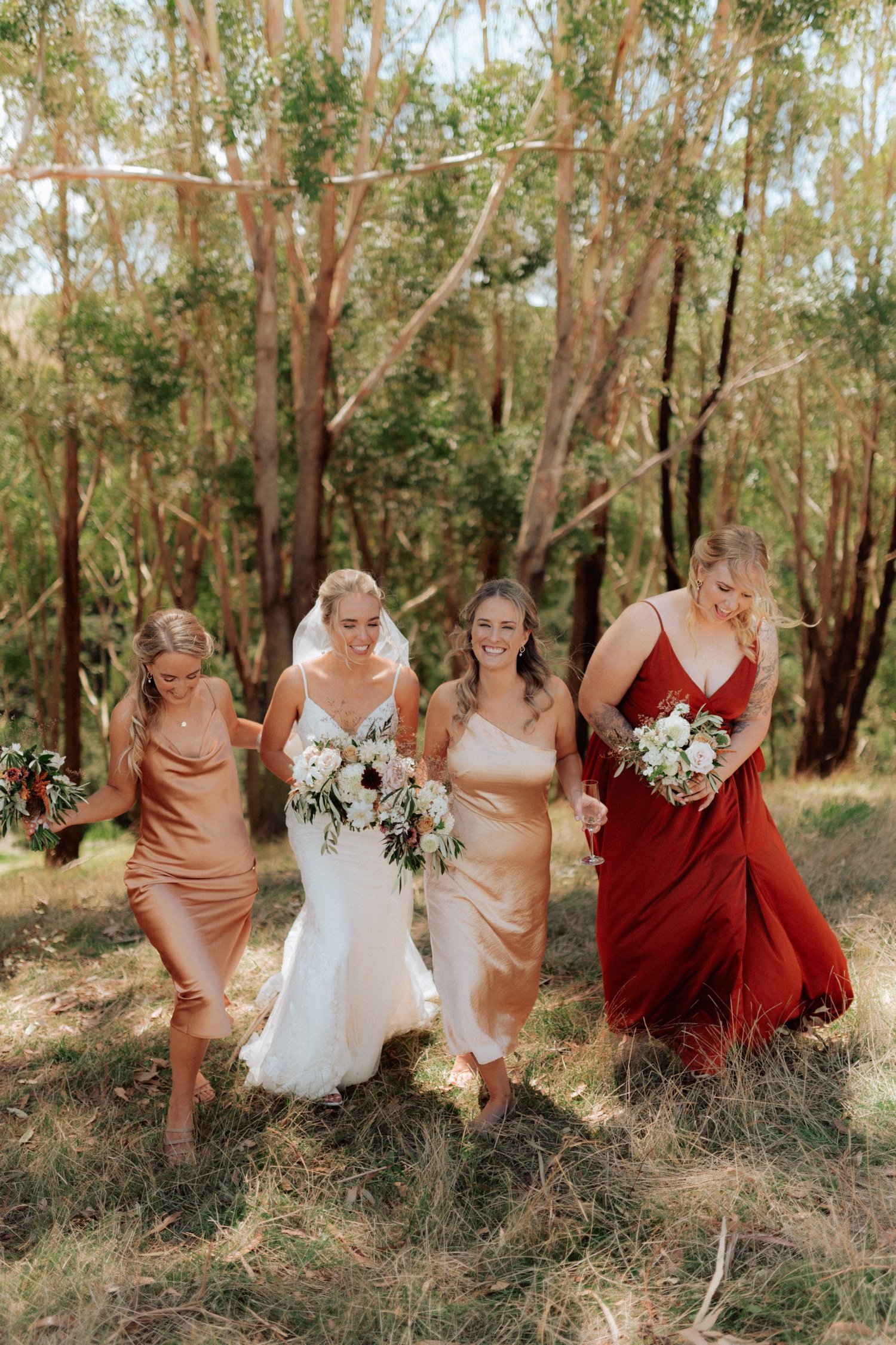 42_Kauri Bay Boomrock Bridesmaids in Forest.jpg