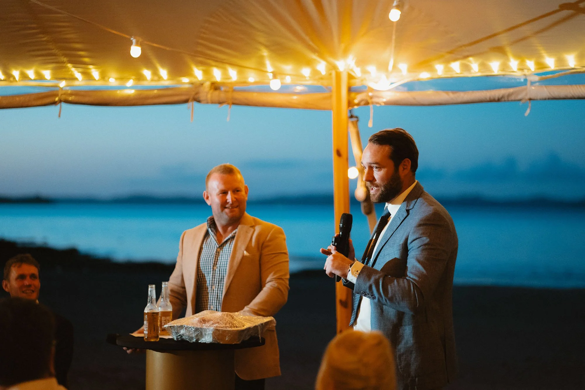MCs at wedding reception