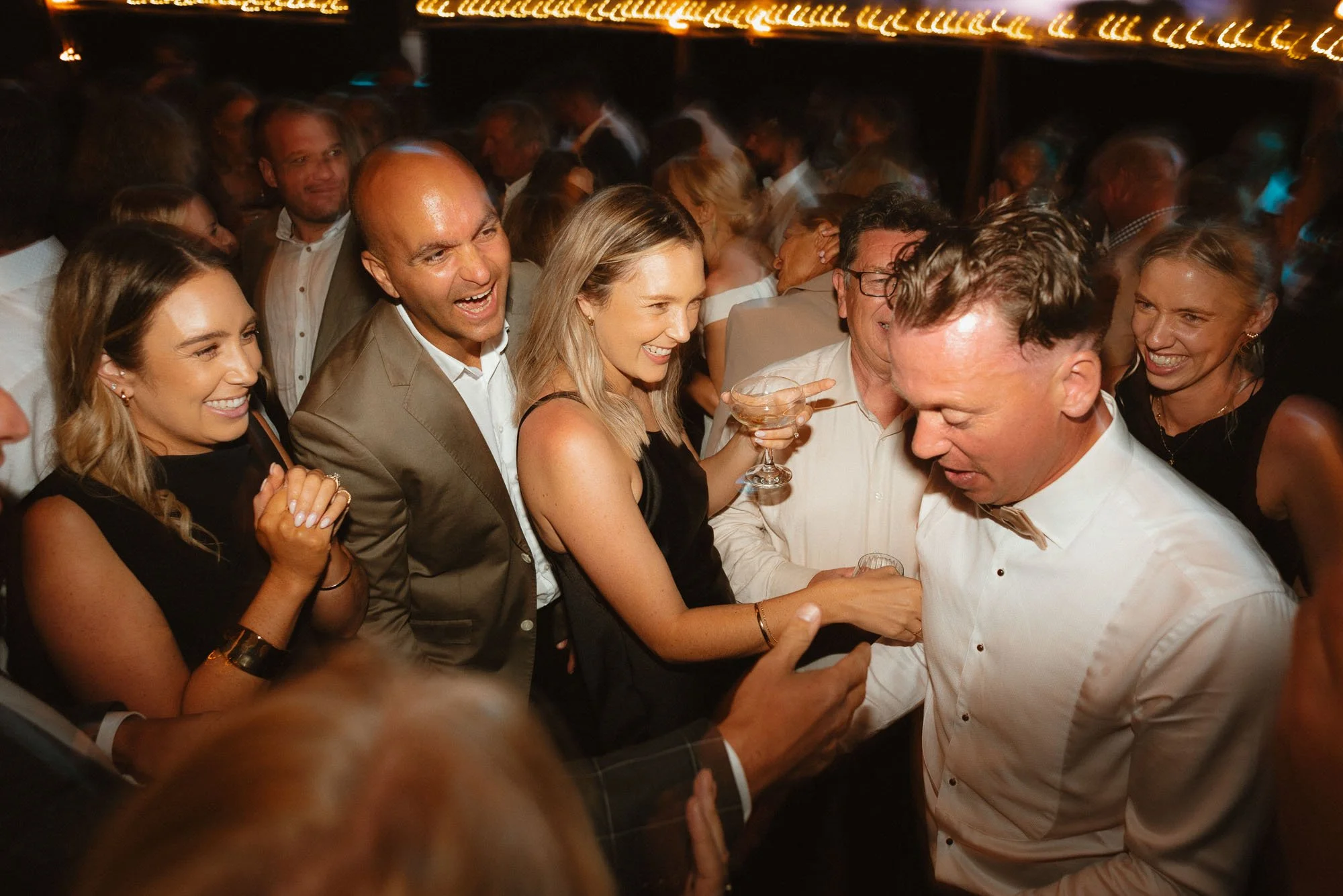 Guest on dancefloor