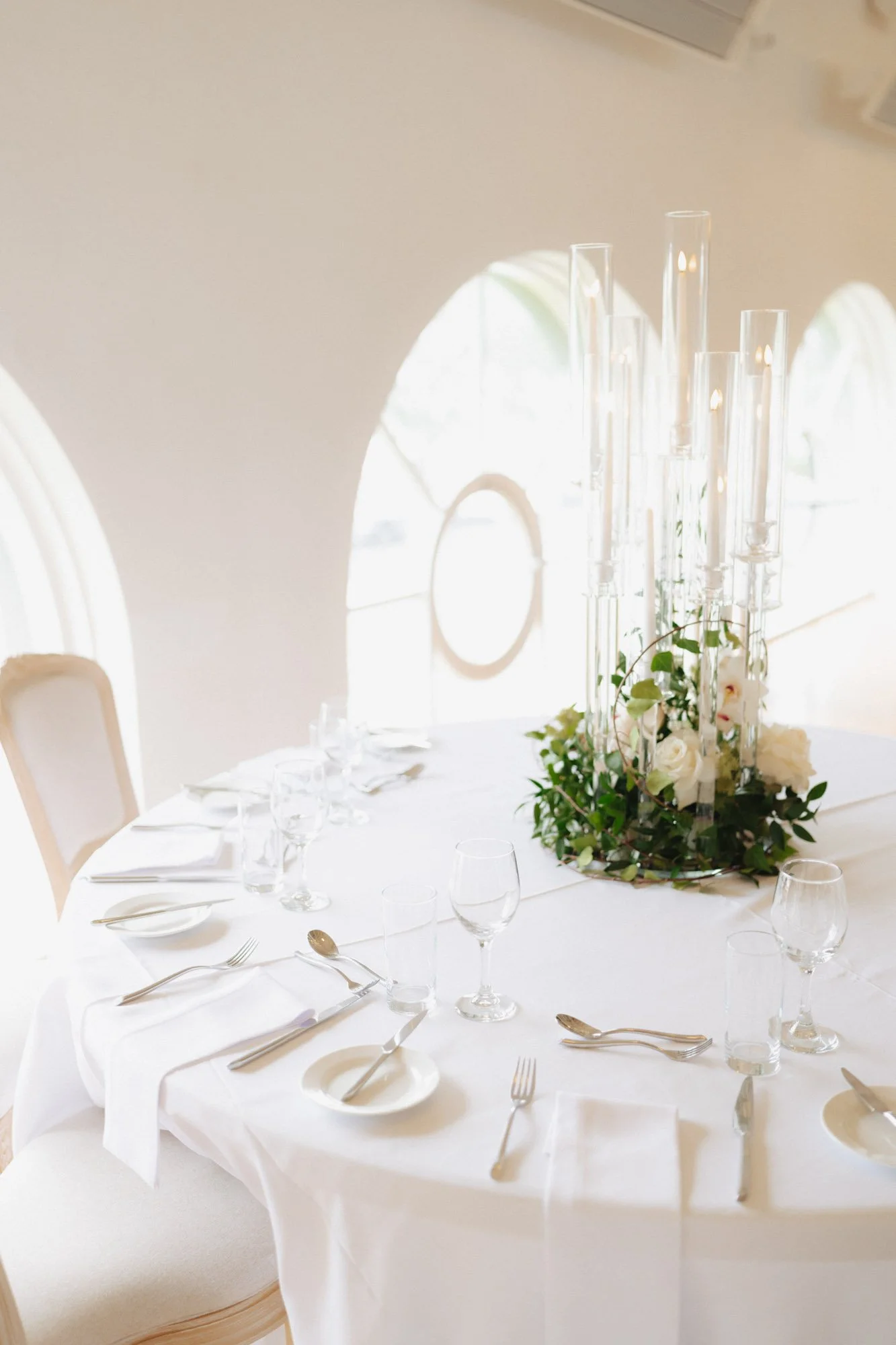Antlia Wedding Venue Reception Table Set Up