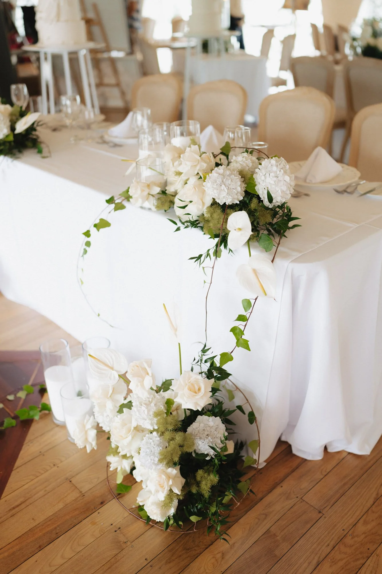 Antlia Wedding Venue Table Set up