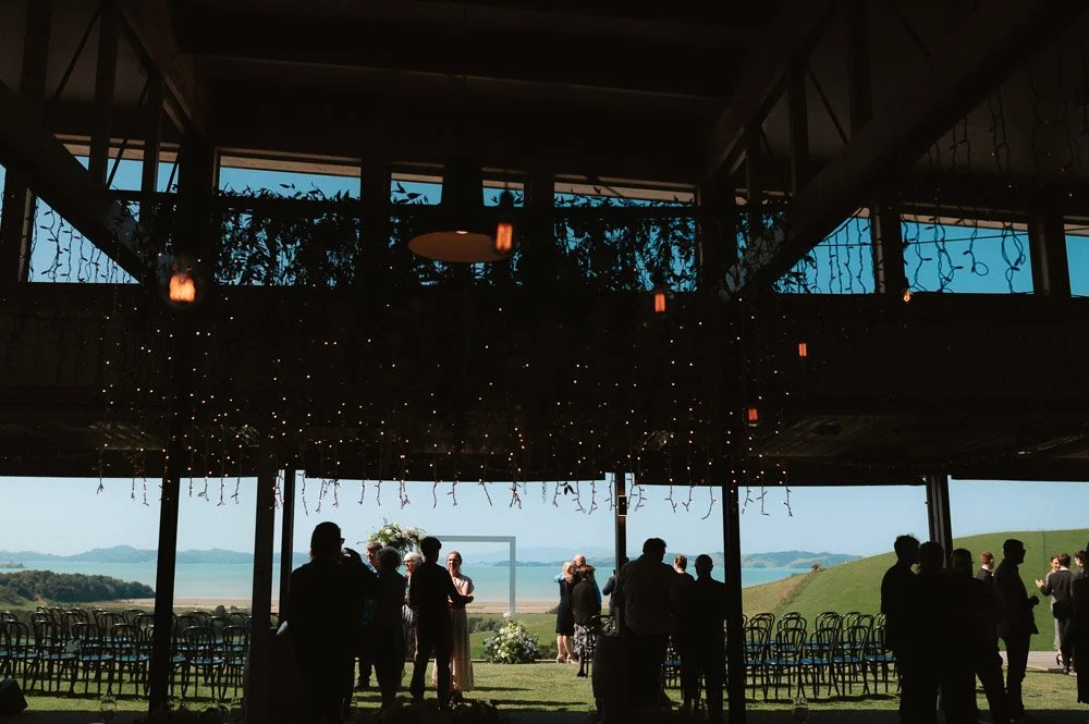 Kauri Bay Boomrock Reception View