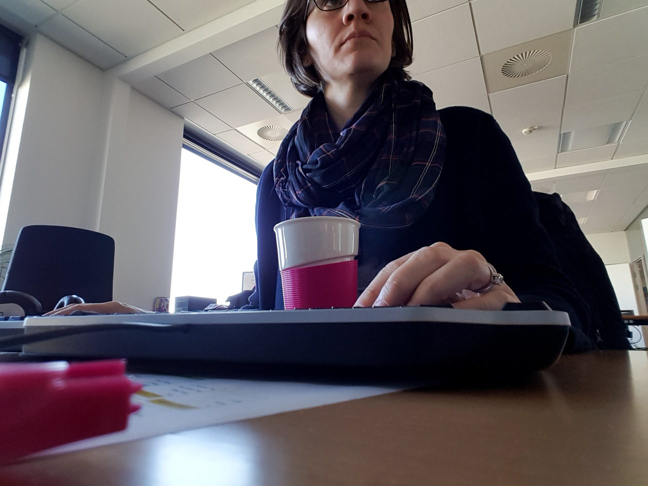 Crunching numbers.