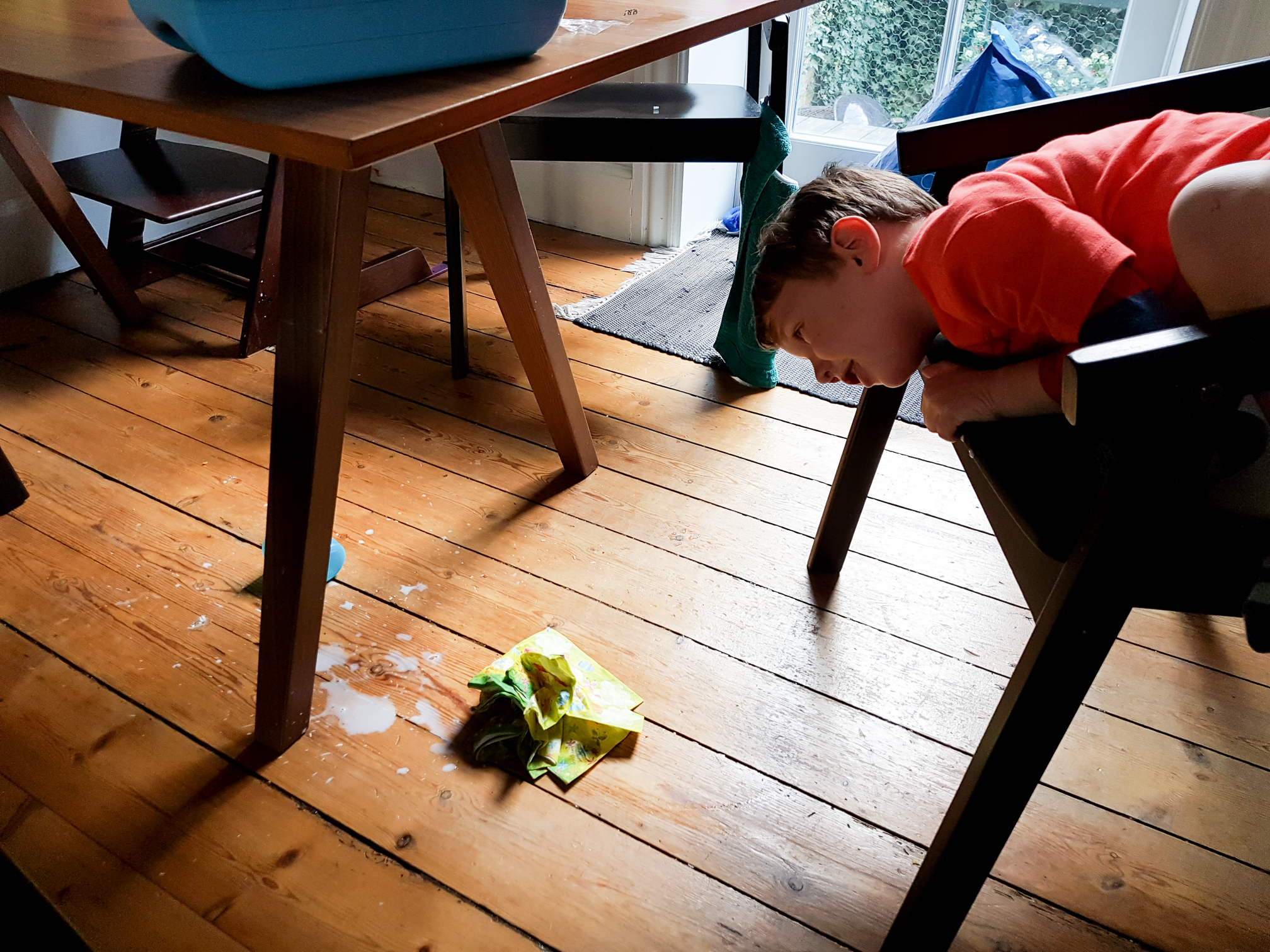 Not my first opportunity to explain that there's no crying over spilled milk.