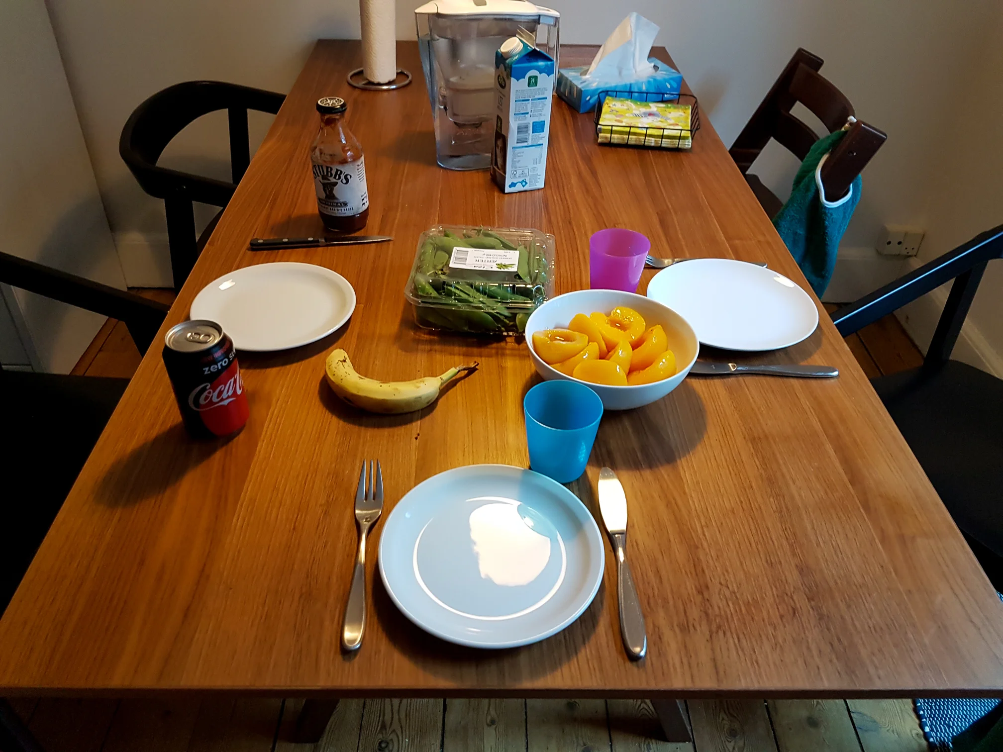 The makings of dinner.