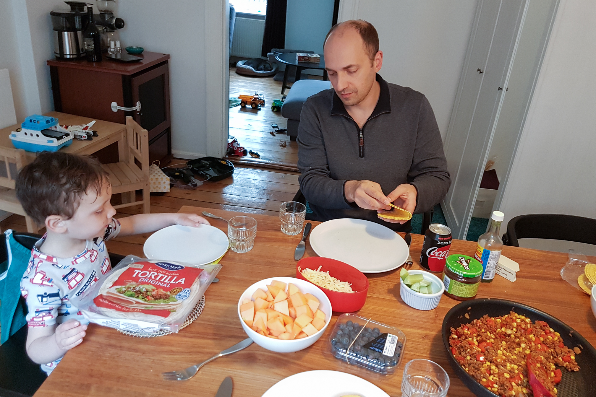 Tacos for dinner tonight, ready in no time flat.