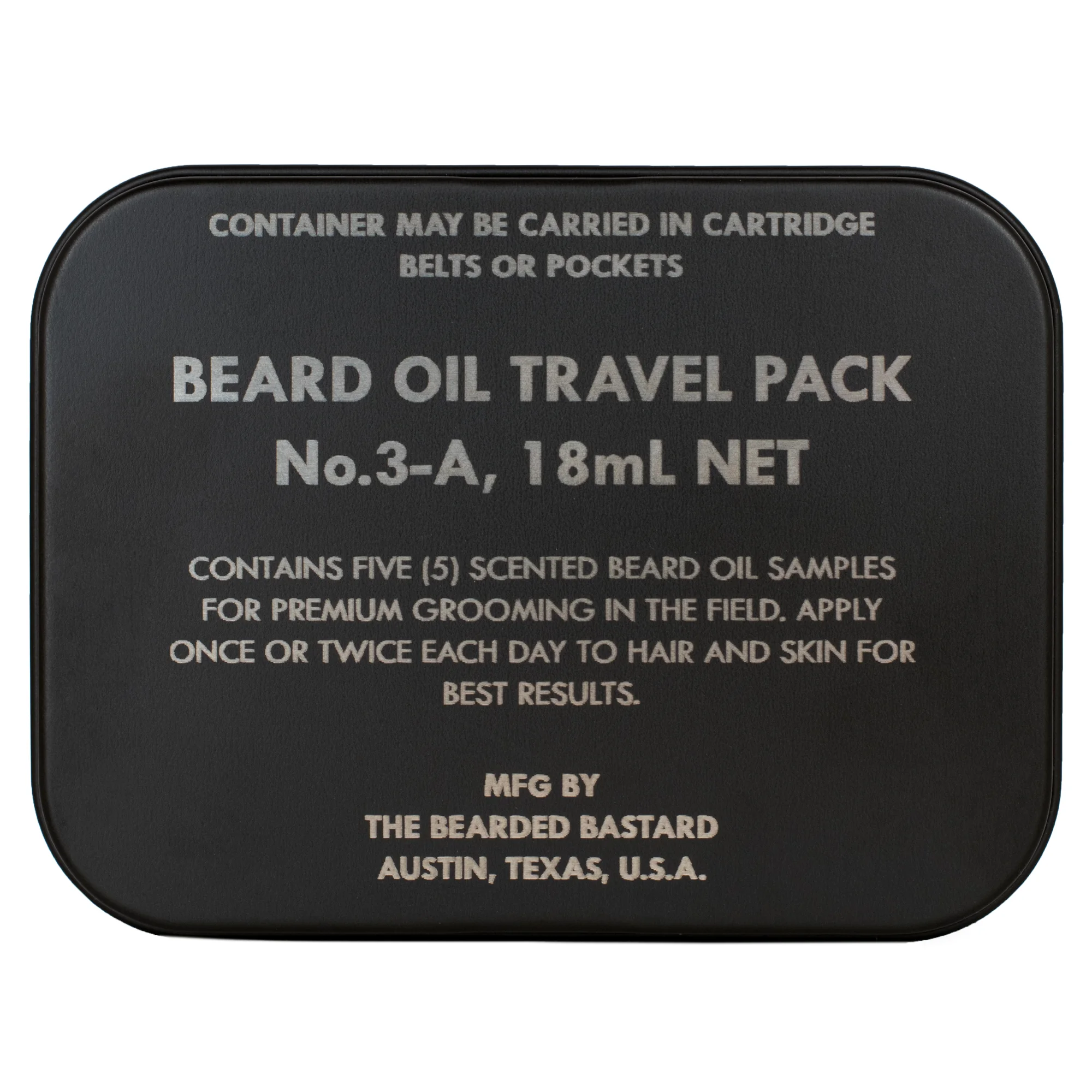 Beard Oil Travel Pack