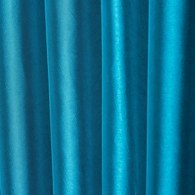 TEAL BLUE TAFFETA