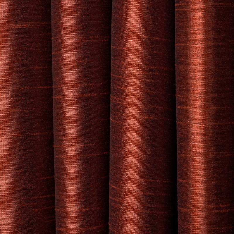 BURNT ORANGE TAFFETA