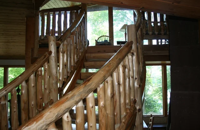 Curved Log Stairs 8.JPG