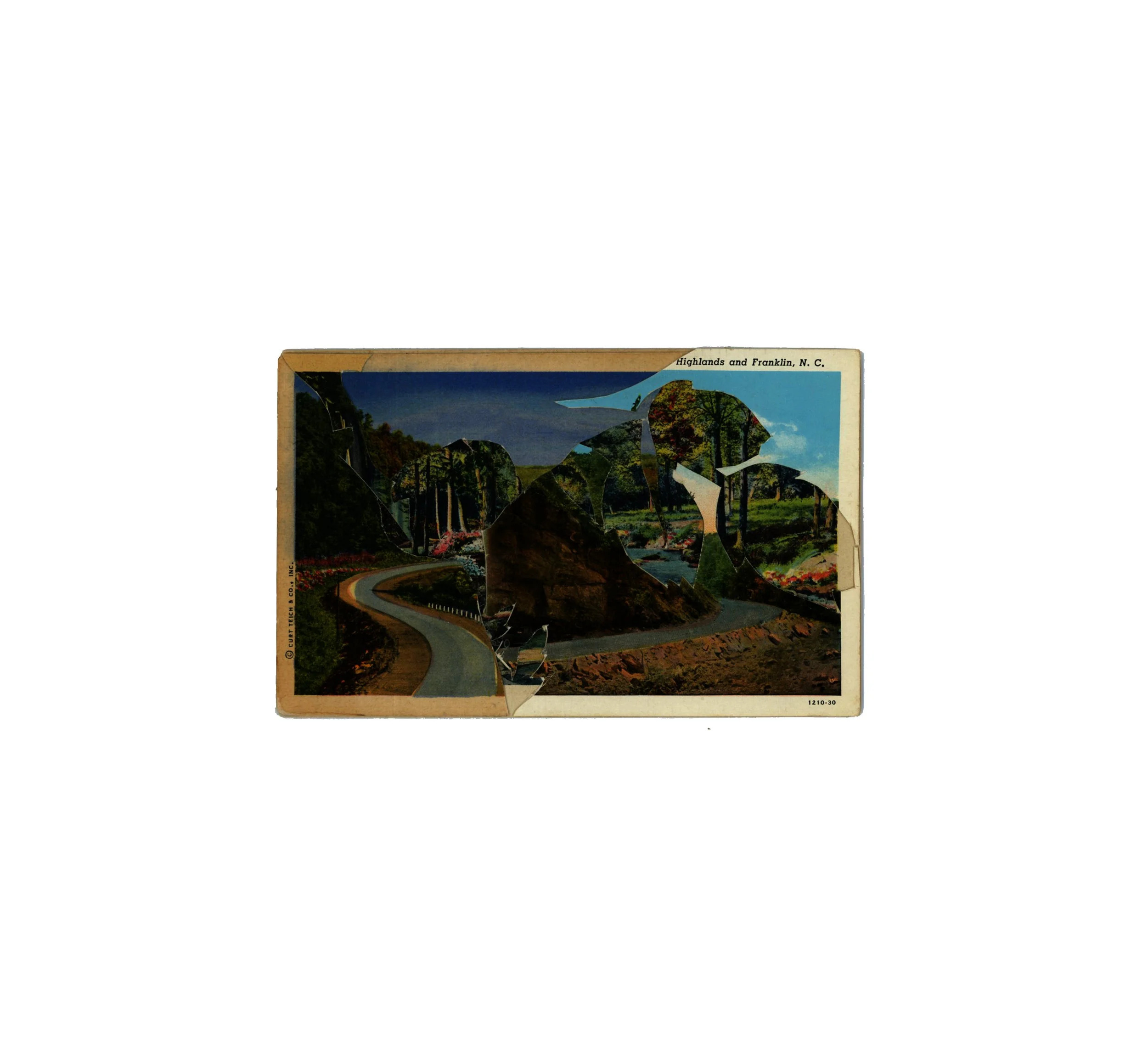 series: landscapes | 3.5 × 5.5 inches | analog collage | signed and dated on verso | ©RS2026