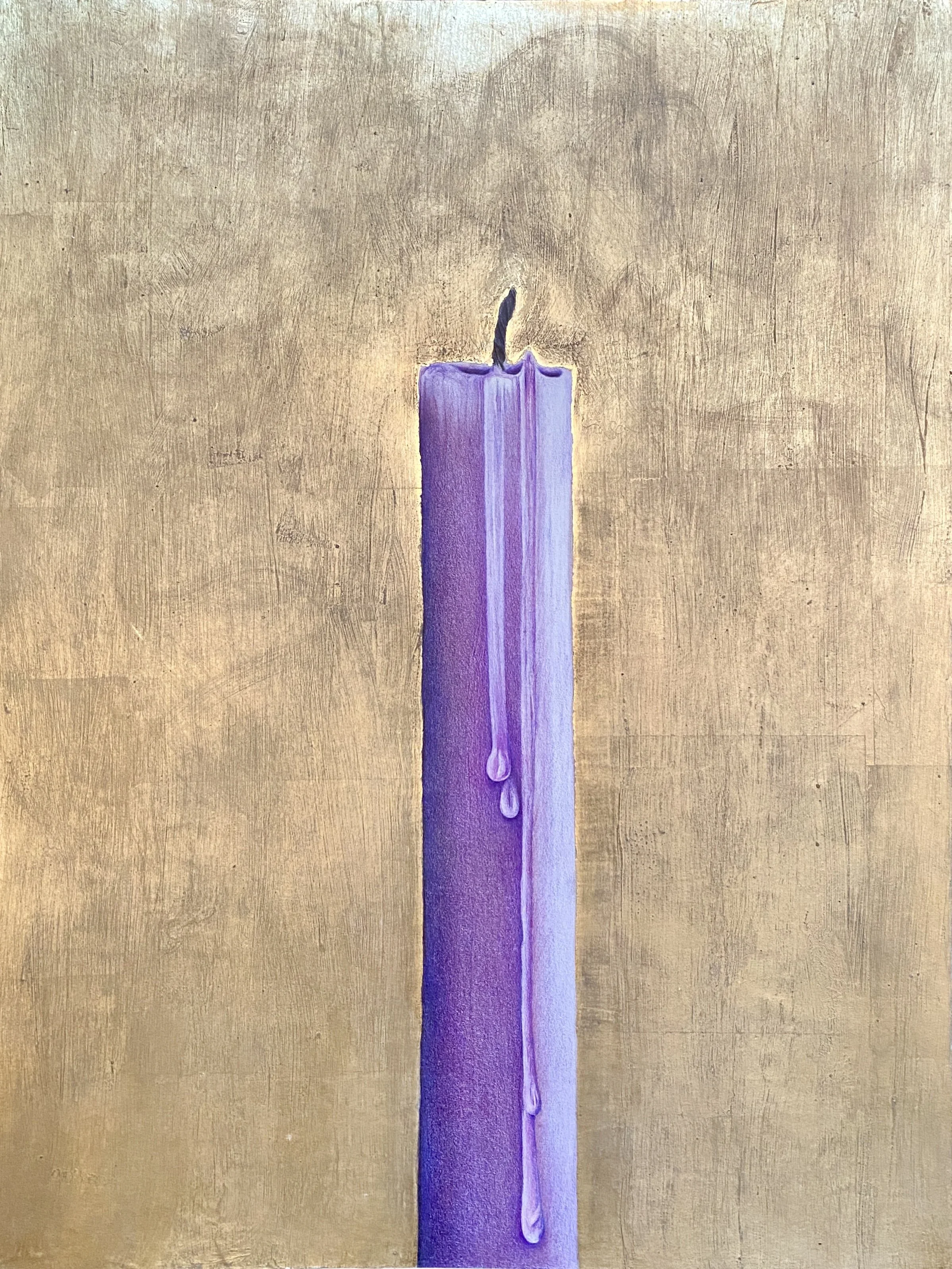 Series: the feeling kind | empath 10 | 18 x 24 inches | colored pencil, graphite, glitter, gilding and gel marker on paper |   ©RS2025 