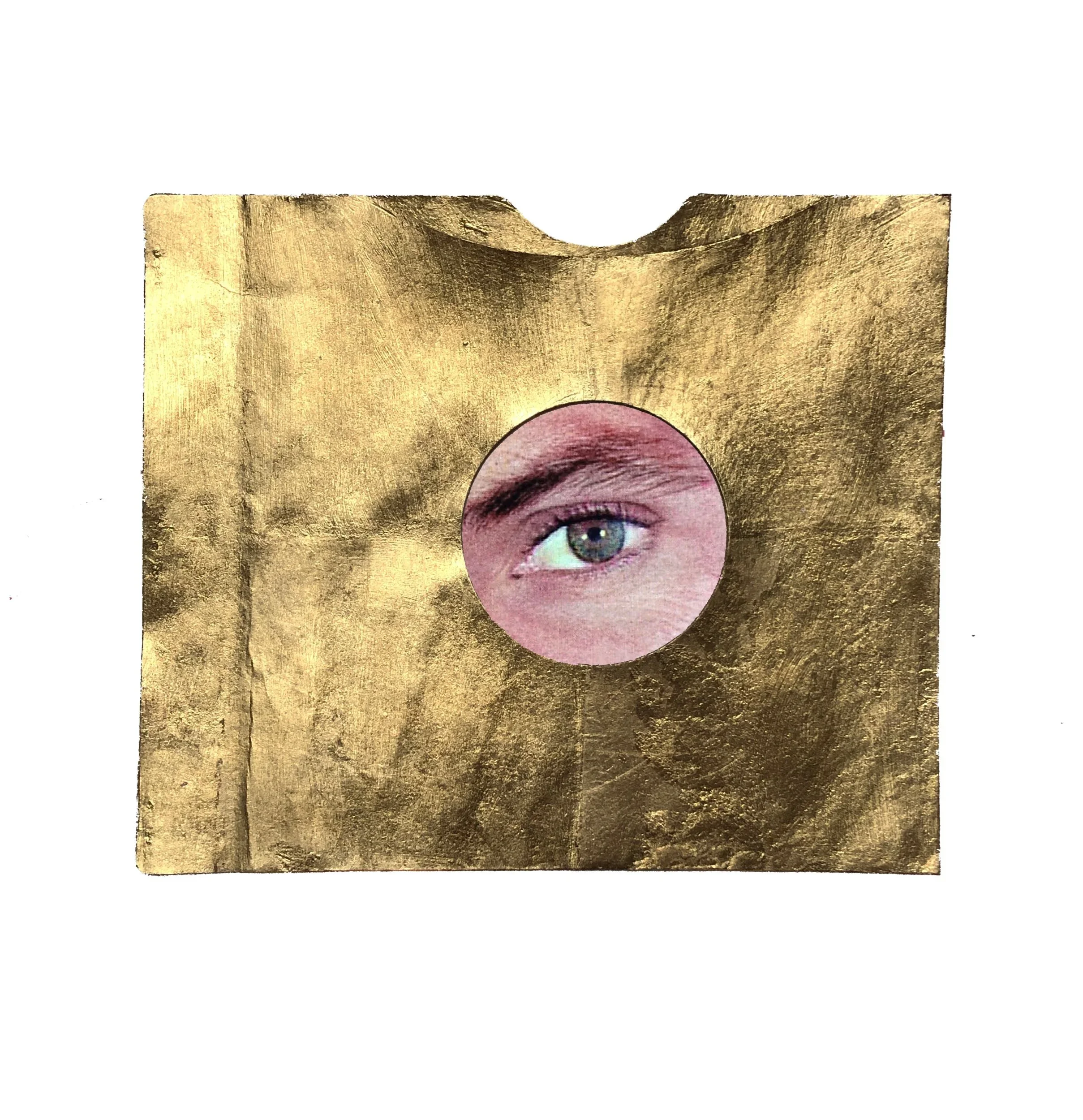 Series: faggot evil eye |  t. hunter |  mixed media collage |  13 x 15 inches  ©RafaelSantiago2021