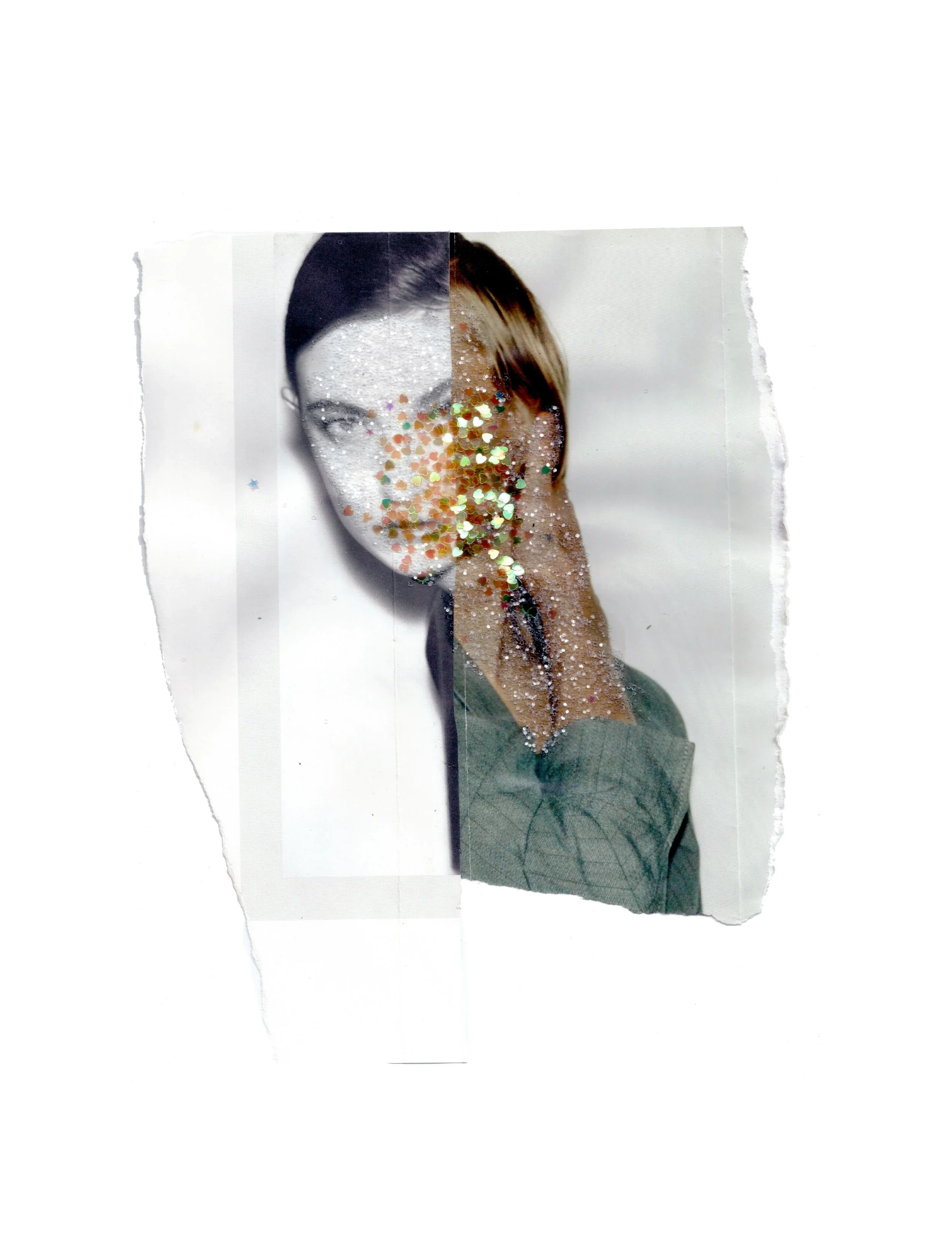 series: the possibles | tuck | mixed-media collage | 5 x 5 inches  ©RafaelSantiago2016 