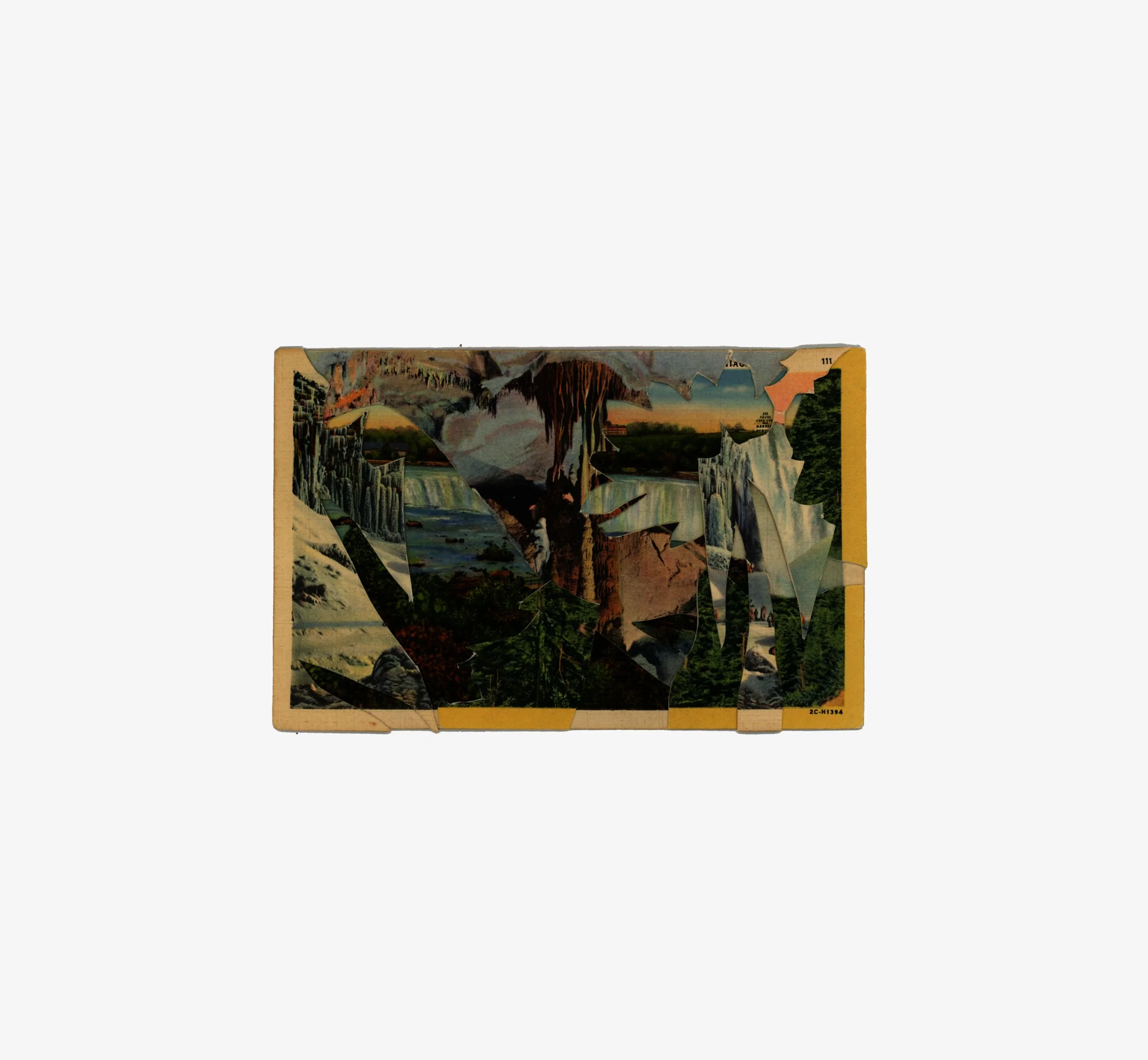 series: landscapes | 3.5 × 5.5 inches | analog collage | signed and dated on verso | ©RS2026