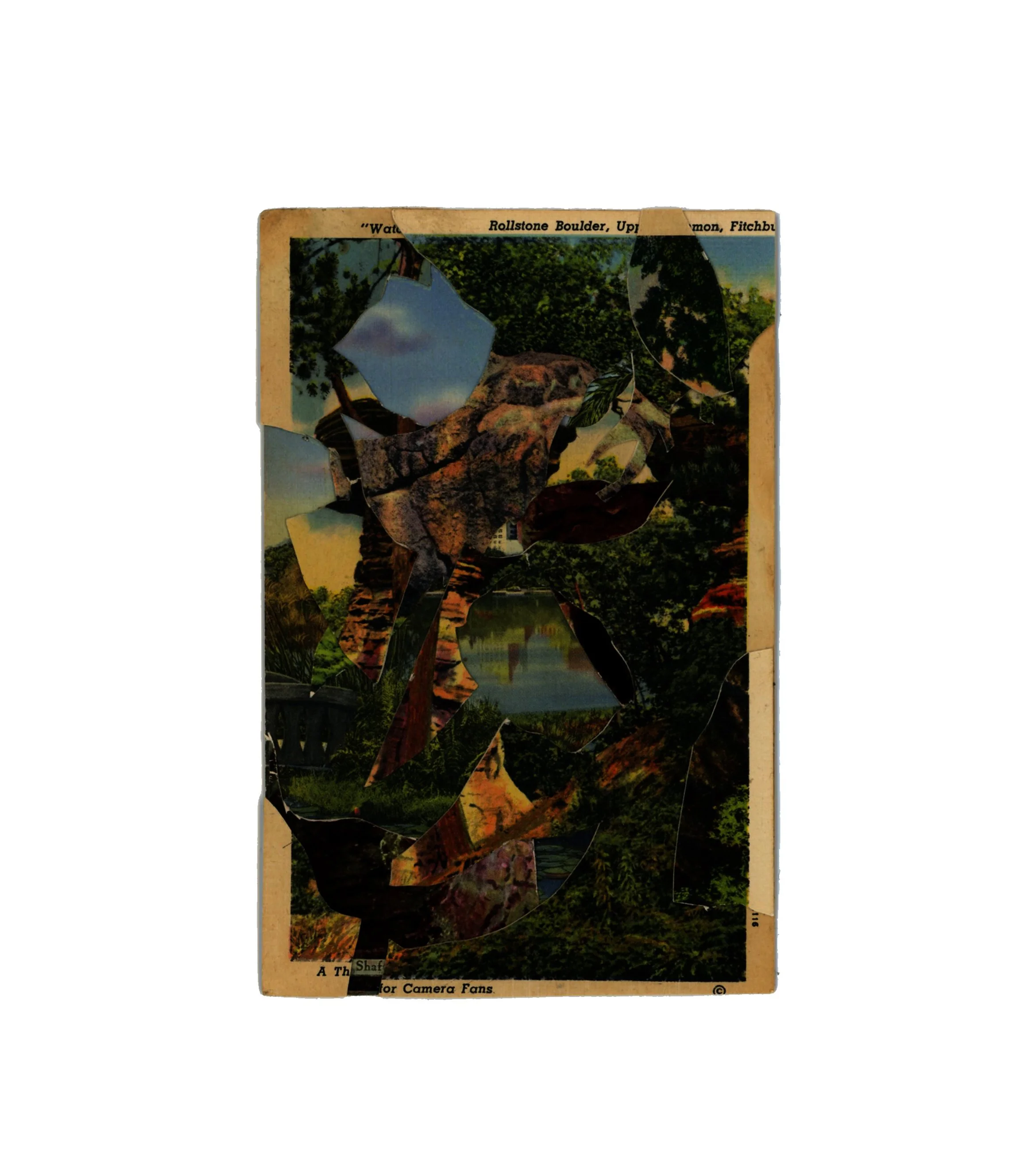 series: landscapes | 3.5 × 5.5 inches | analog collage | signed and dated on verso | ©RS2026